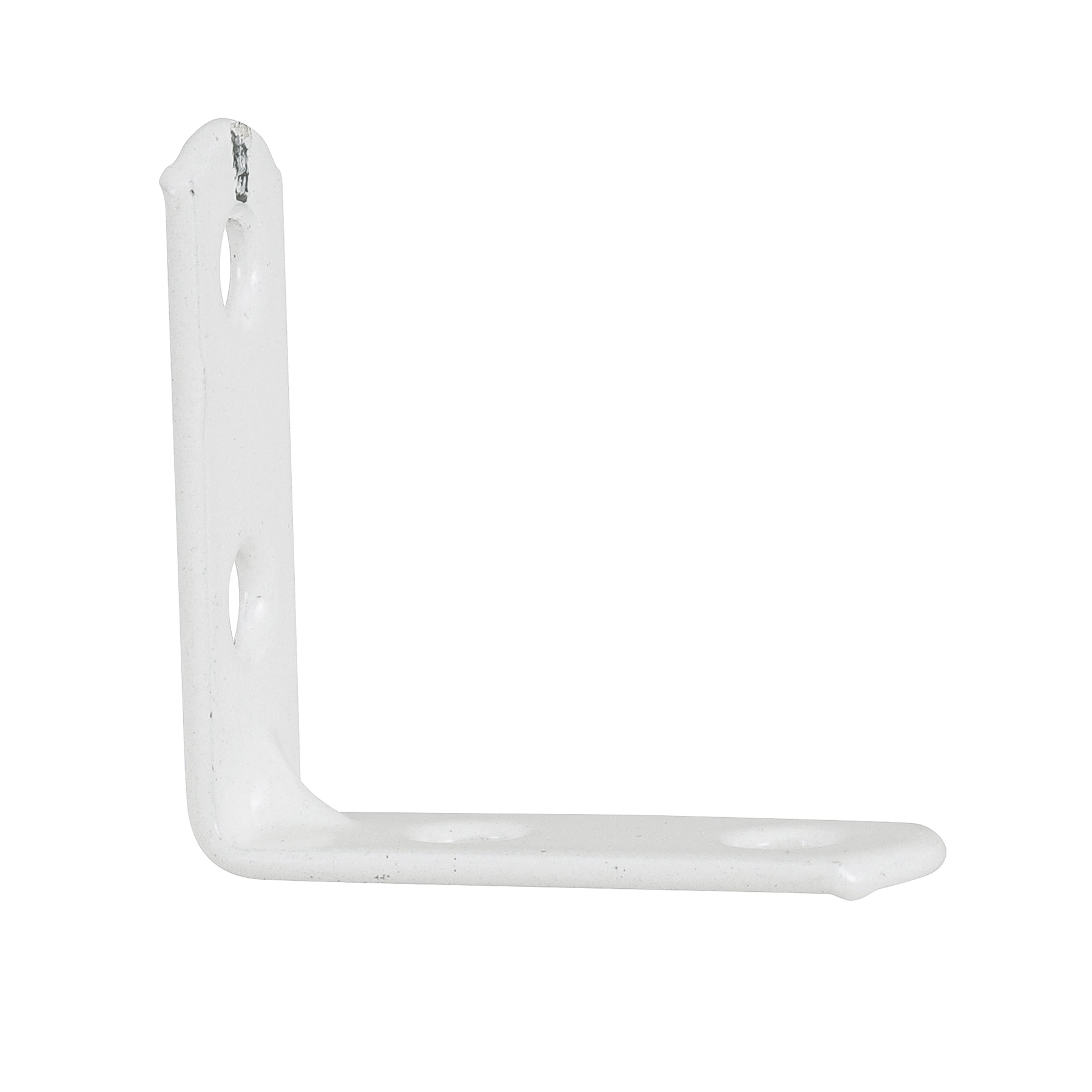 Kit Cantoneira Abas Iguais Aço 25x25mm Branco 4 peças Zamar