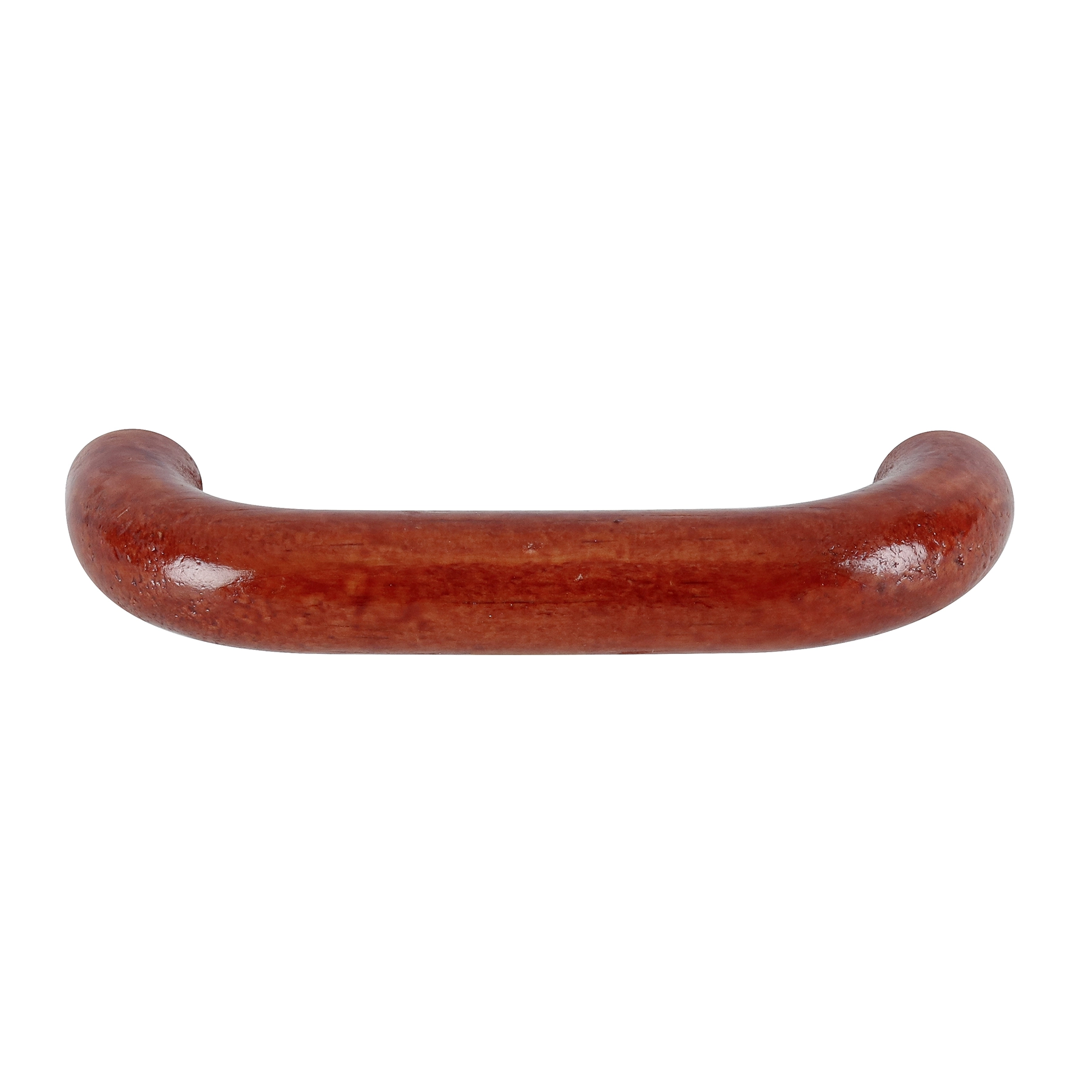 Puxador para Móveis Sobrepor Madeira 96mm Mogno 1 peça