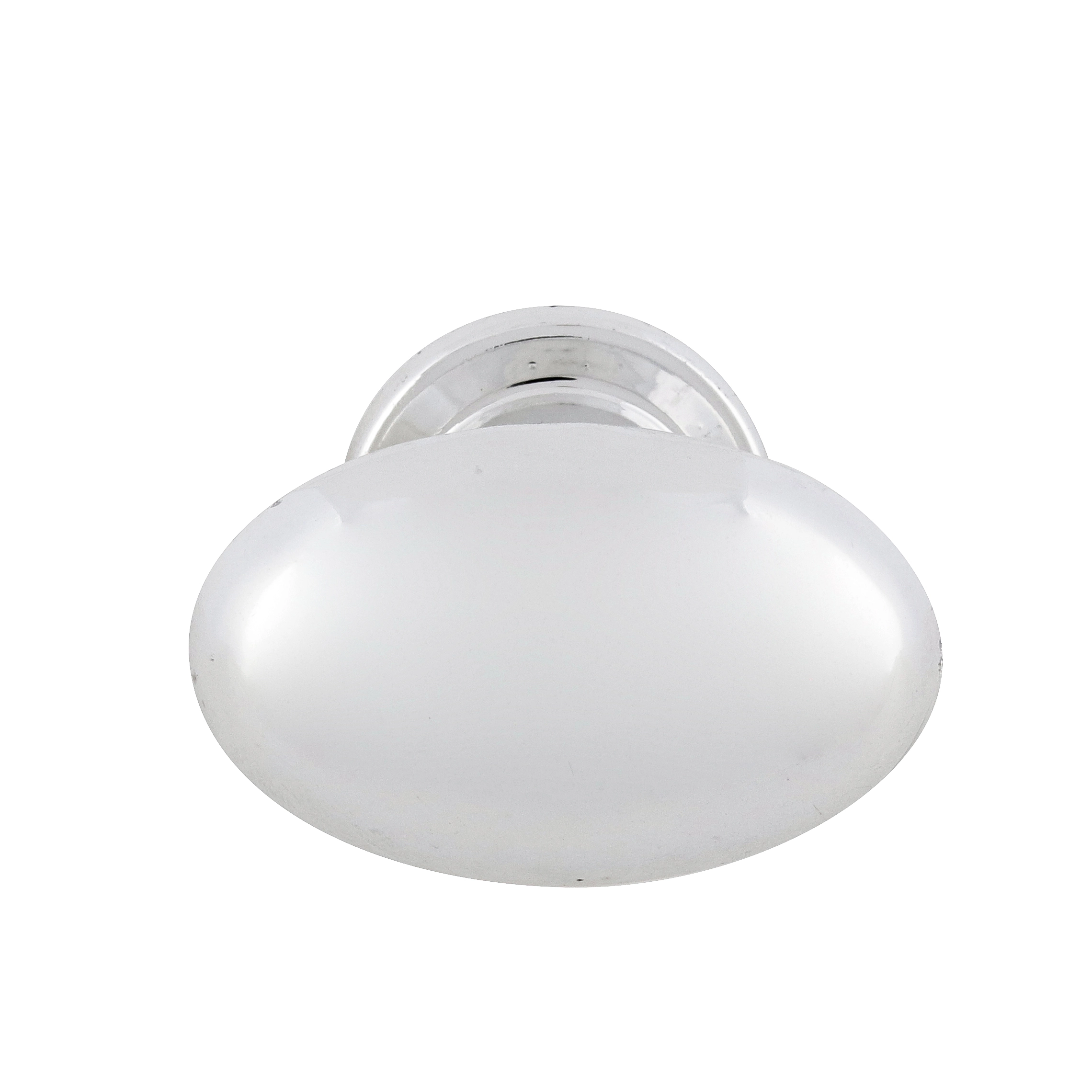 Puxador para Móveis Sobrepor ABS 28mm Cromado 1 peça