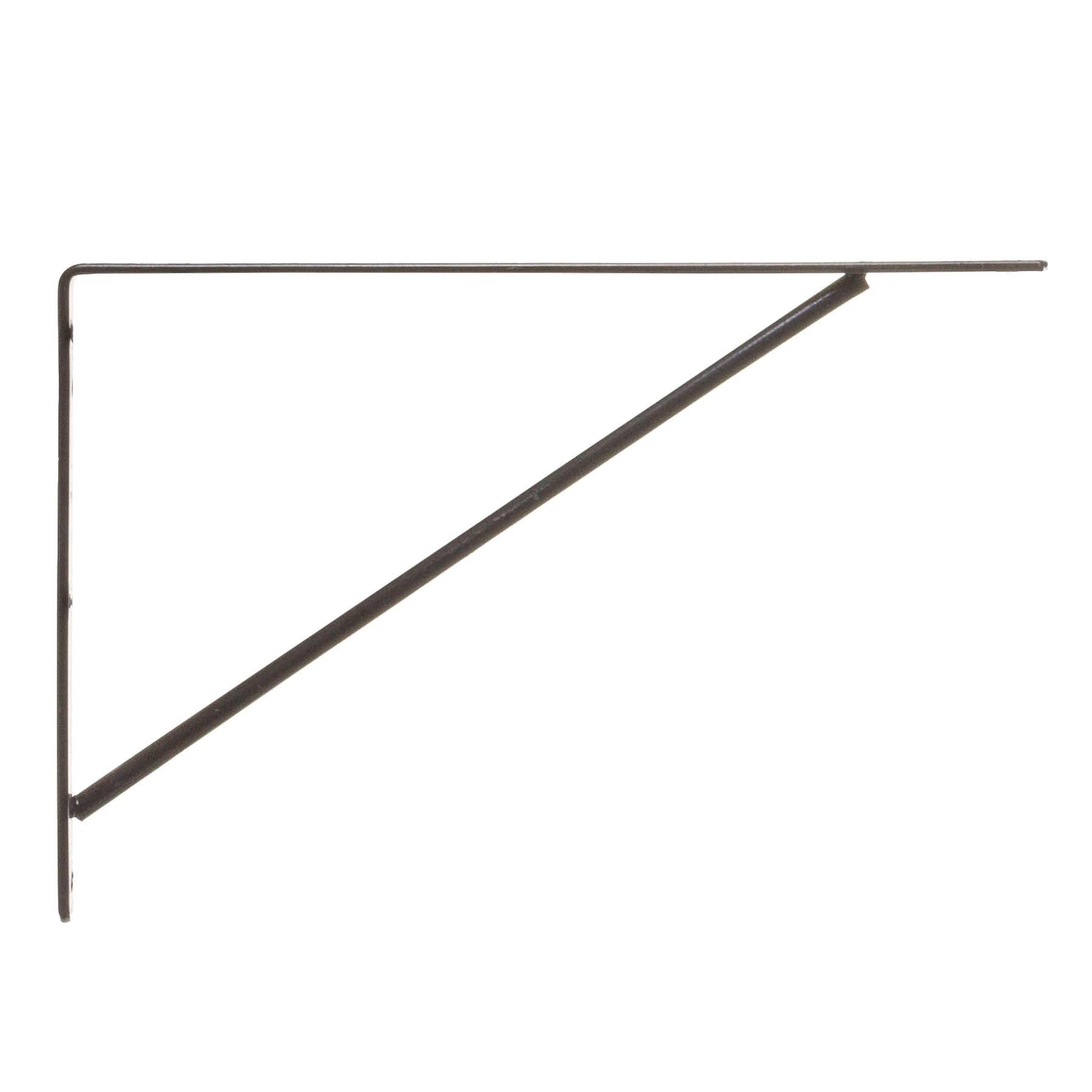 Mão Francesa com Fixação Aço Preto 23,5x15,5cm Leve Utilfer