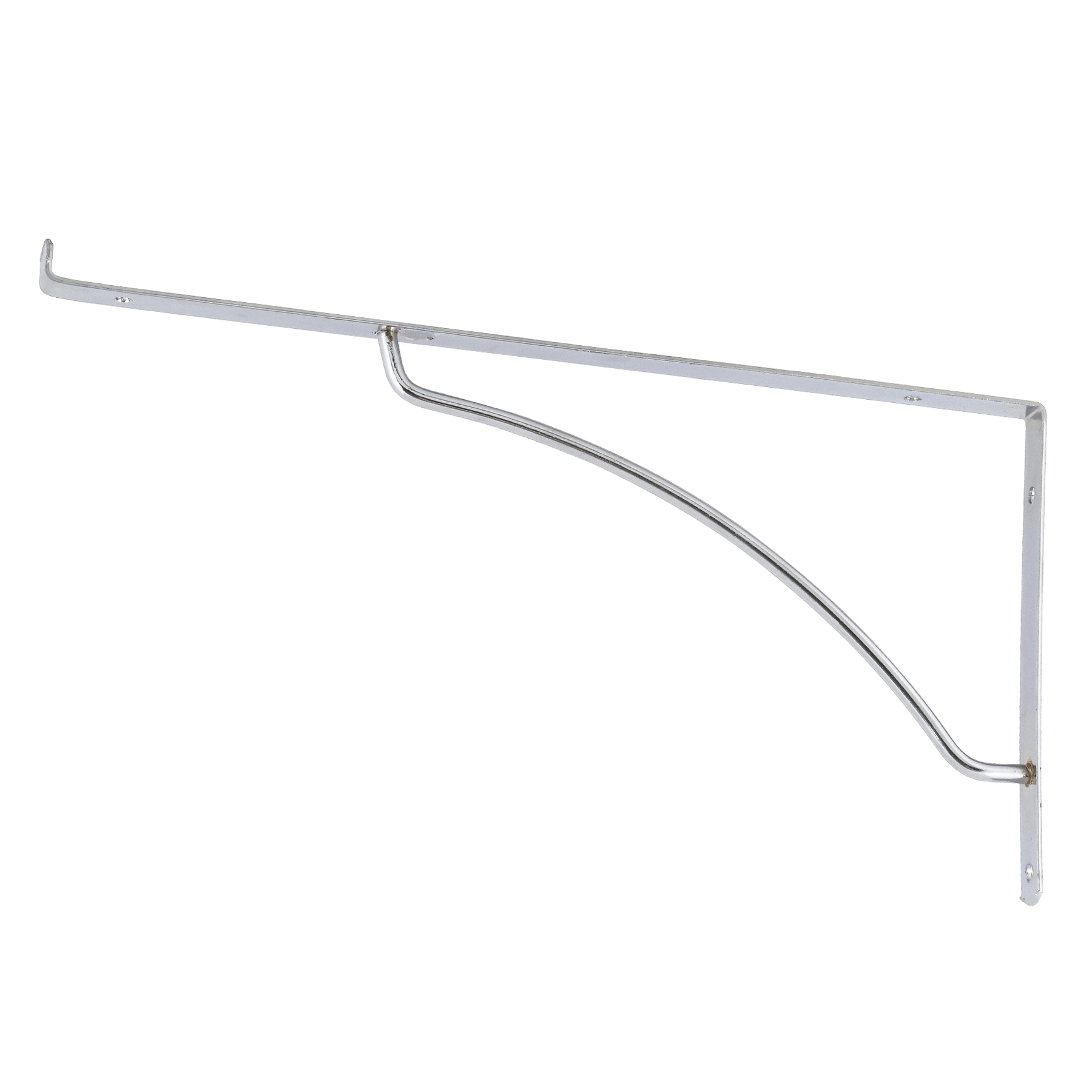Mão Francesa com Fixação Aço Cromado 31x15cm Utilfer