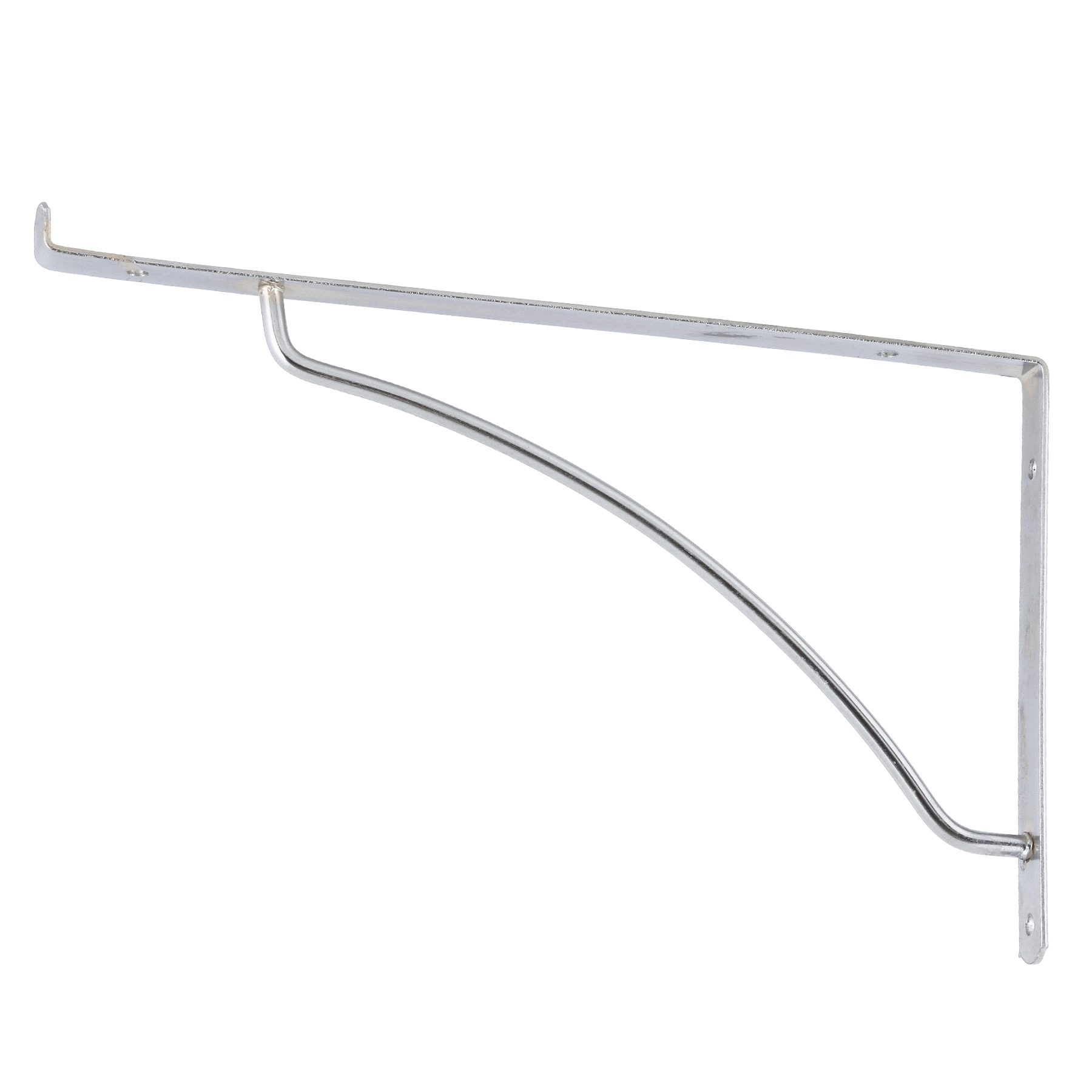 Mão Francesa com Fixação Aço Cromado 25x15cm Utilfer