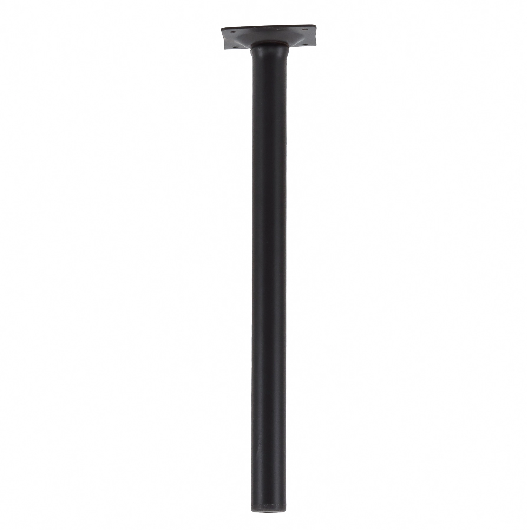 Pé para Móveis Aço 30cm até 40kg Preto Cilíndrico