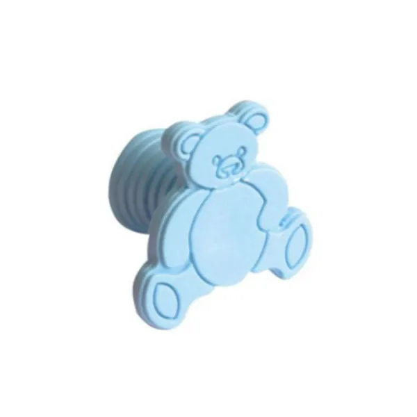 Puxador para Móveis Plástico Azul Zamar