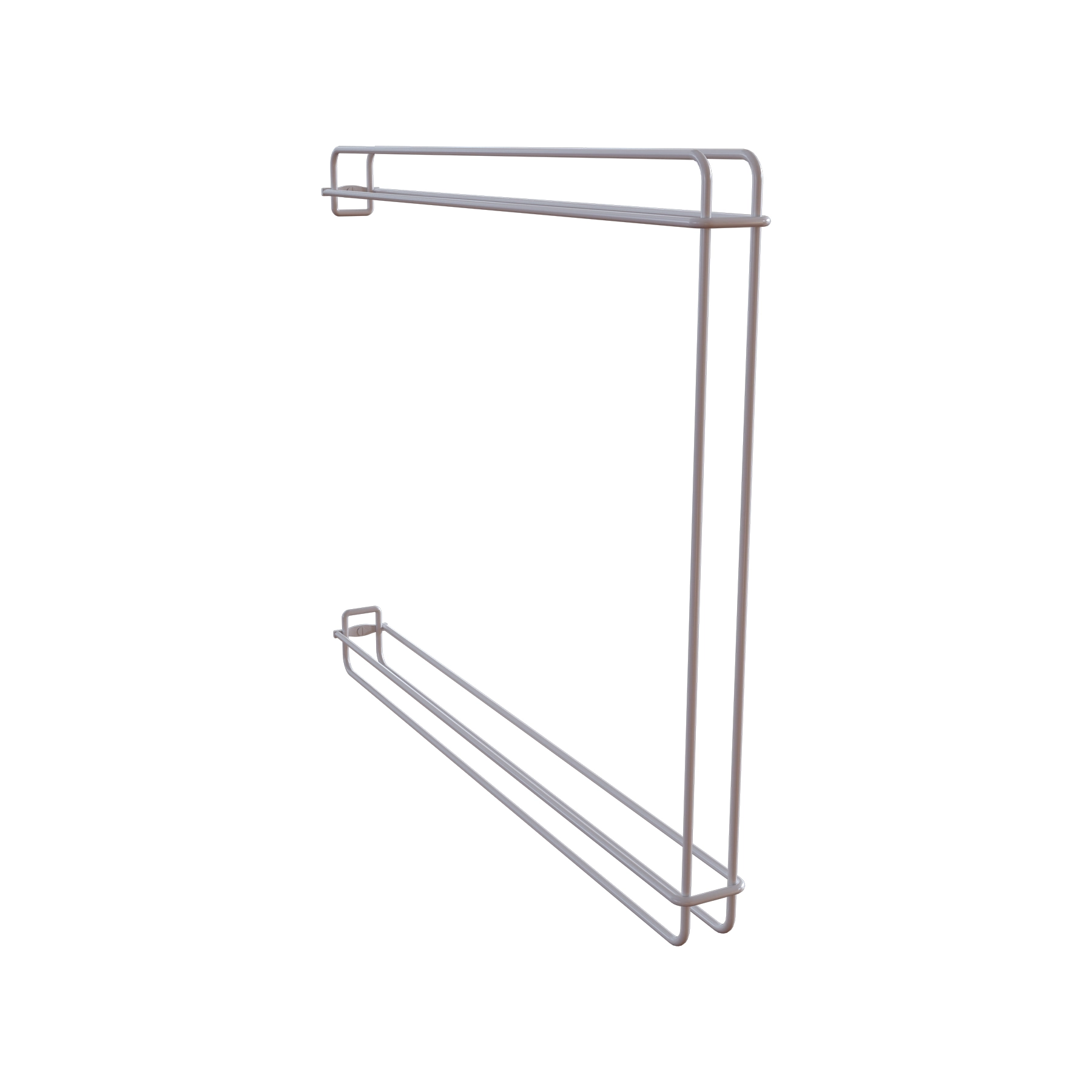 Mão Francesa Aço Branco 20cm Dupla Silence Utilfer