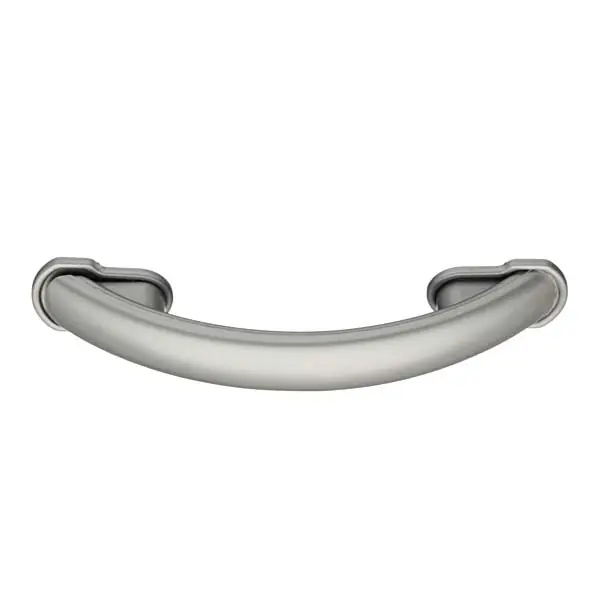 Puxador para Móveis Sobrepor ABS 64mm Cromado Fosco 1 peça