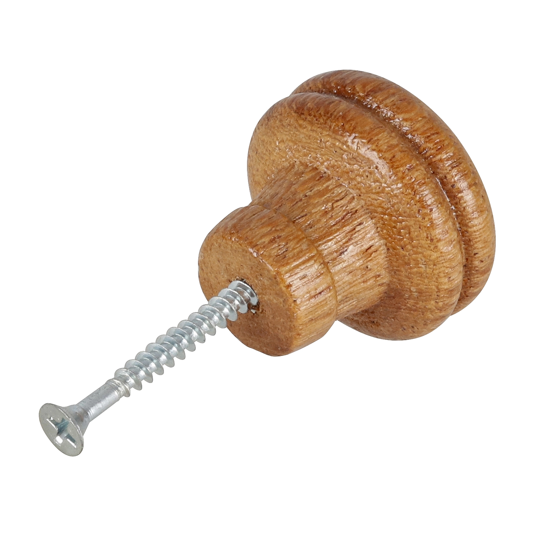 Puxador para Móveis Sobrepor Madeira 37mm Cerejeira 1 peça