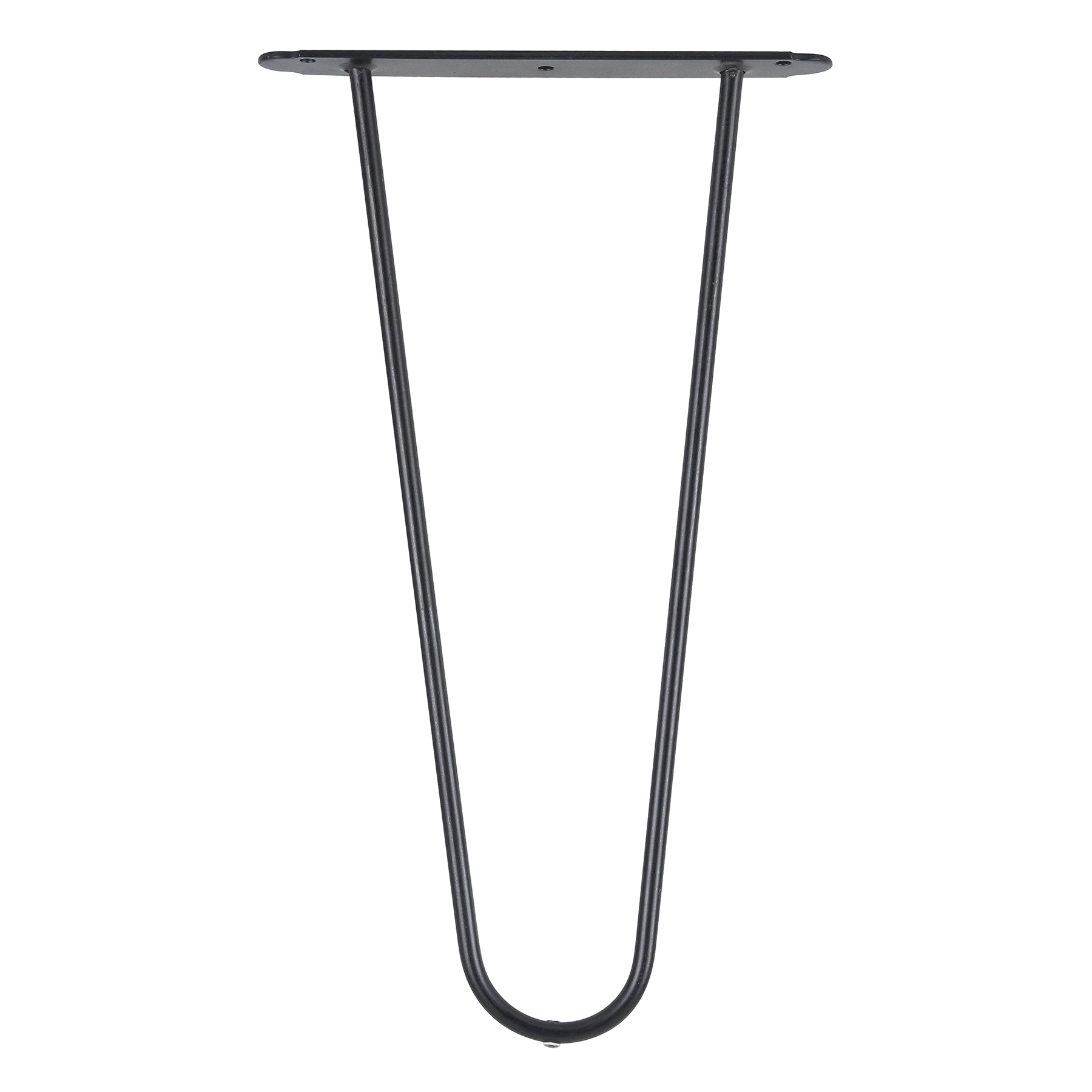Pé para Banco Aço 41cm até 40kg Preto