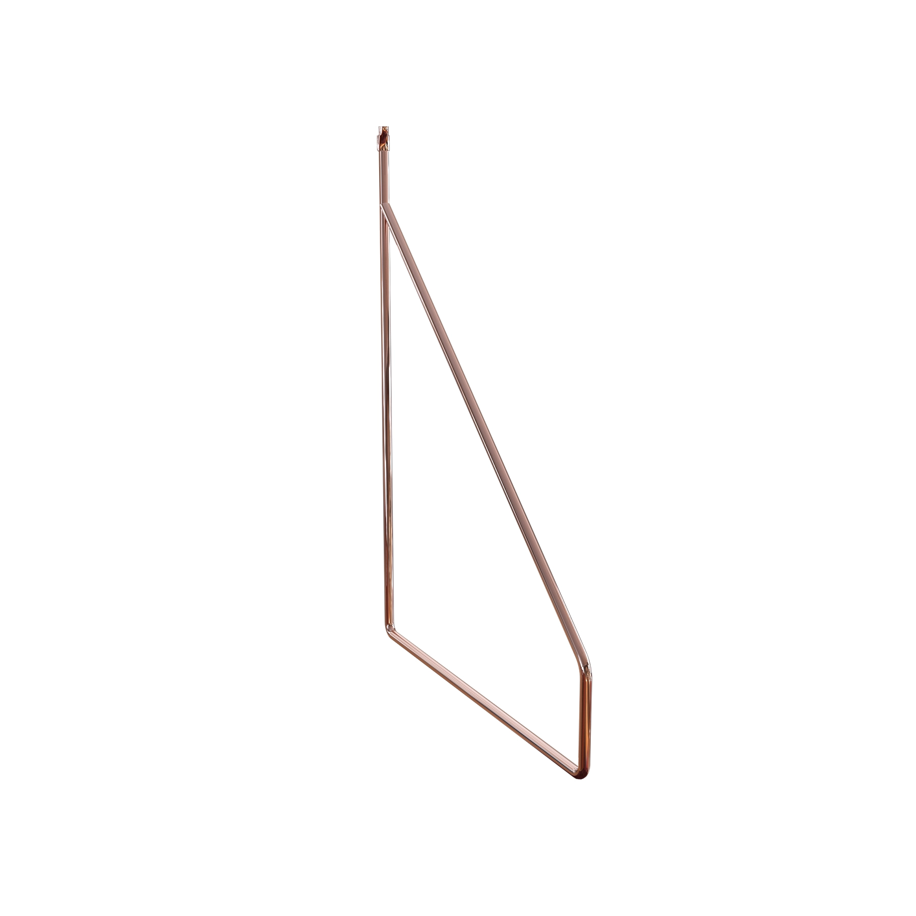 Mão Francesa Invertida Aço Rose 30cm Utilfer