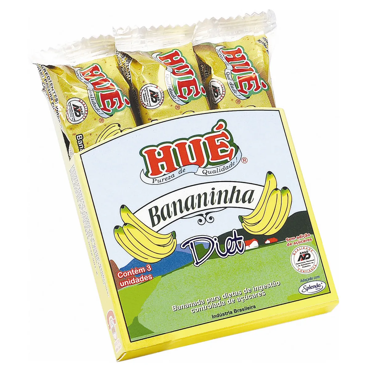 Bananinha Diet Hué sem Açúcar com 3 Unidades 110g