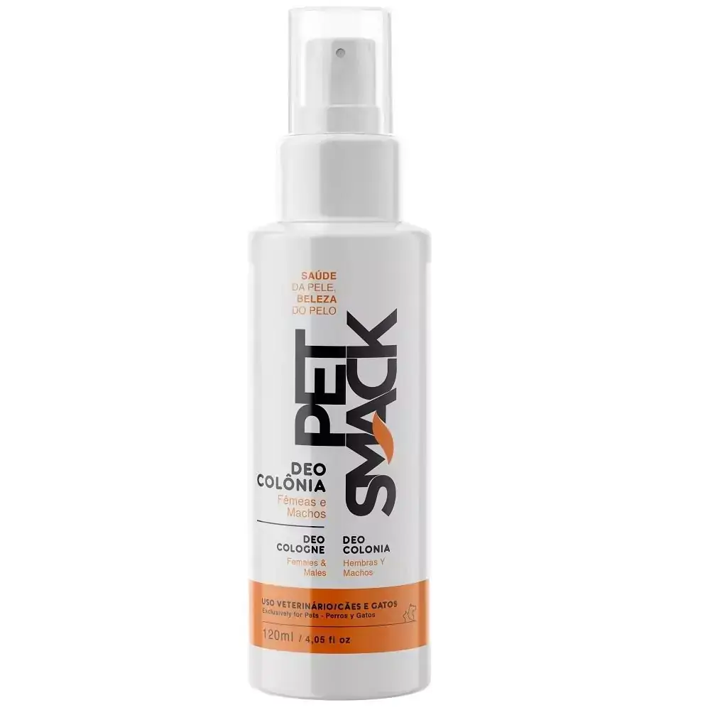 Deocolônia Pet Smack Inspirado no CK One para Cães e Gatos Machos e Fêmeas - Centagro (120 ml)