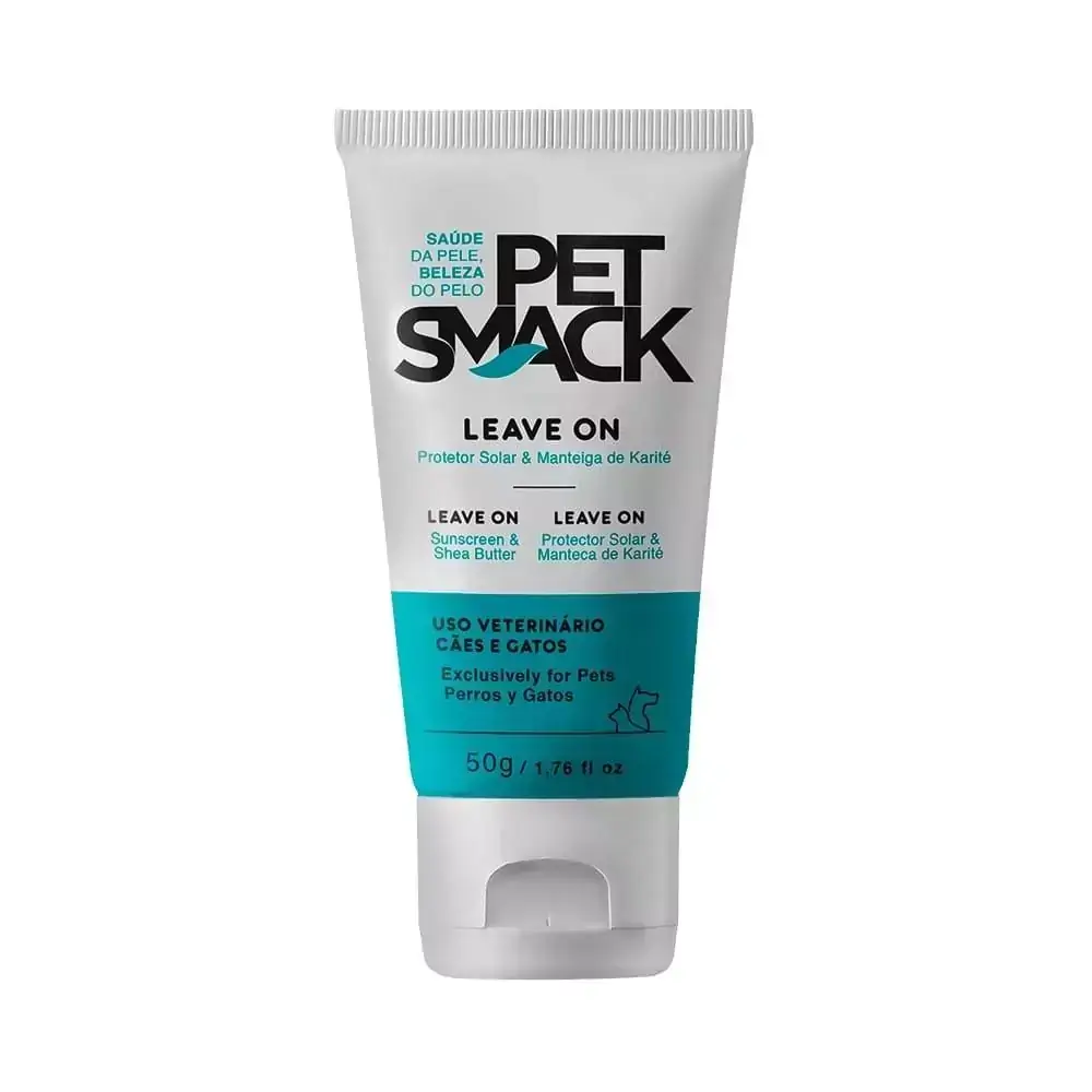 Leave On Protetor Solar e Manteiga de Karité Pet Smack para Cães e Gatos - Centagro (50g)