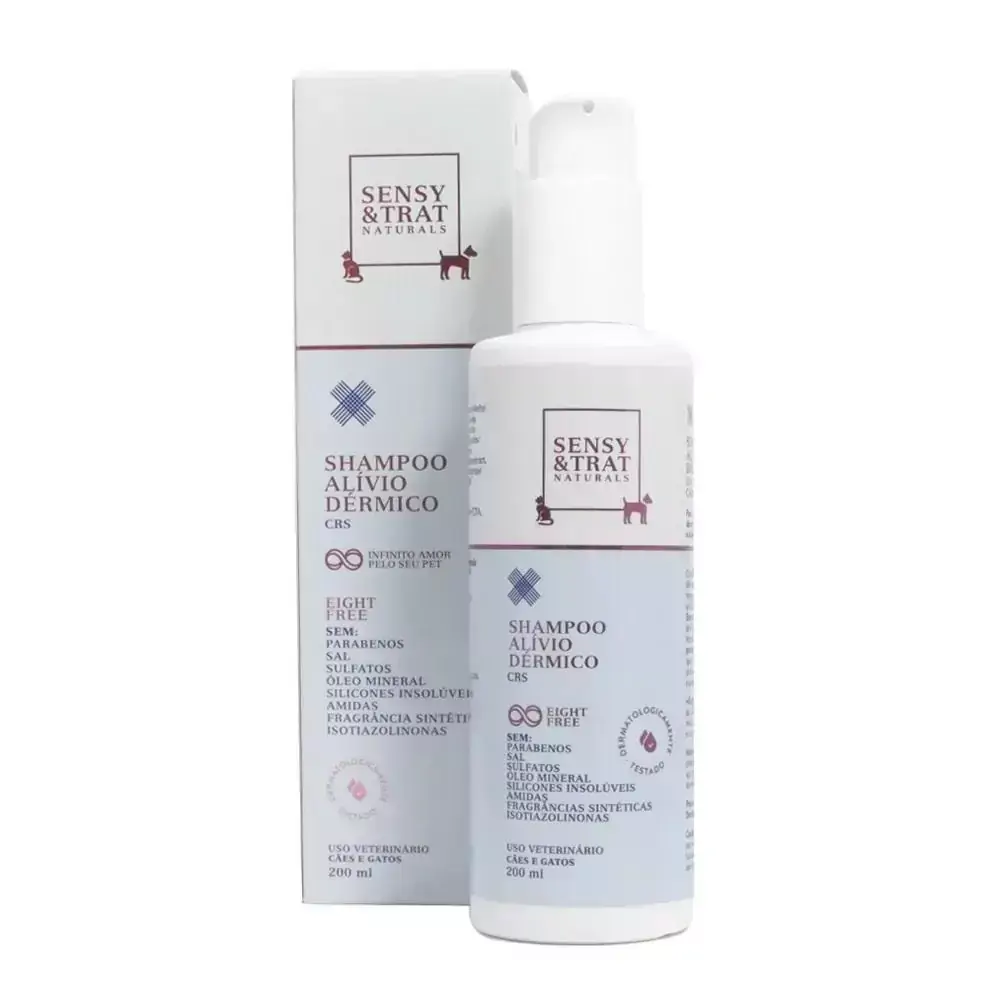 Shampoo Alívio Dérmico Sensy &amp; Trat - Banho e hidratação das peles secas e atópicas de Cães e Gatos - Centagro (20