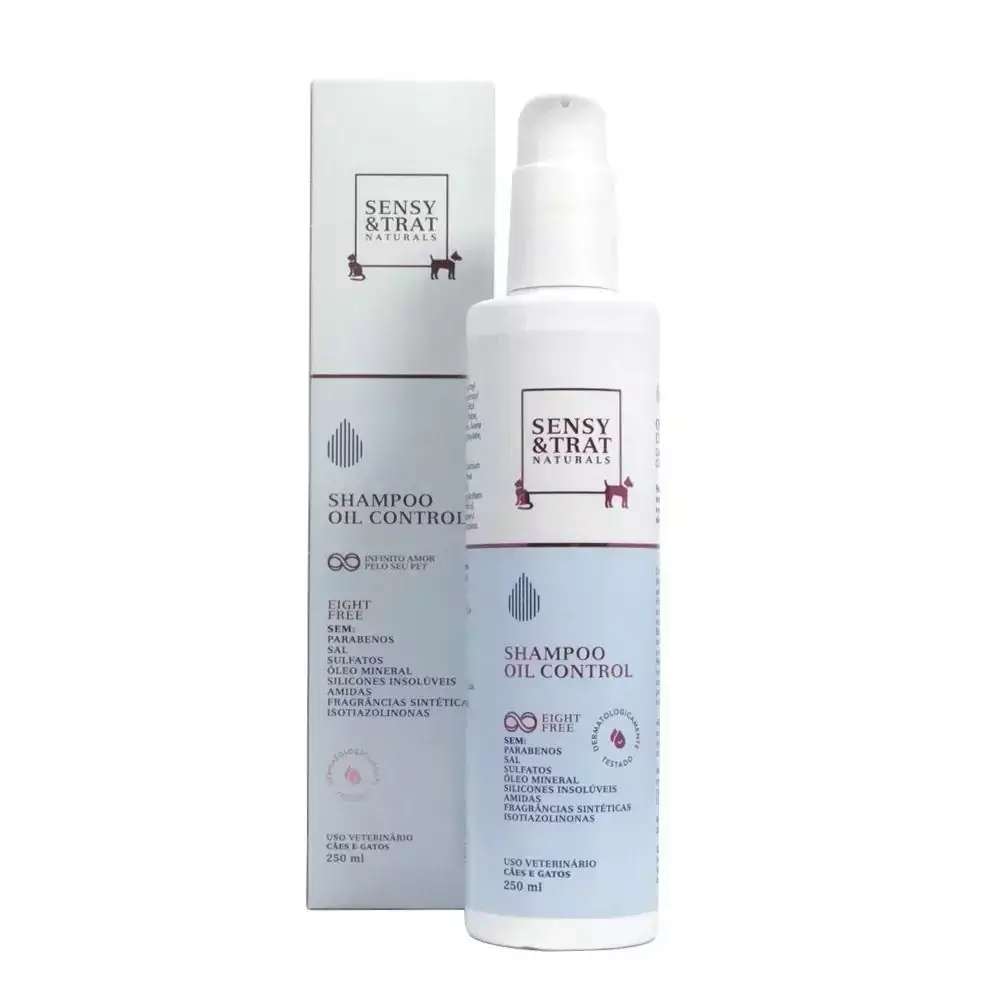 Shampoo Oil Control -  Sensy &amp; Trat para Cães E Gatos - Centagro (250 Ml)