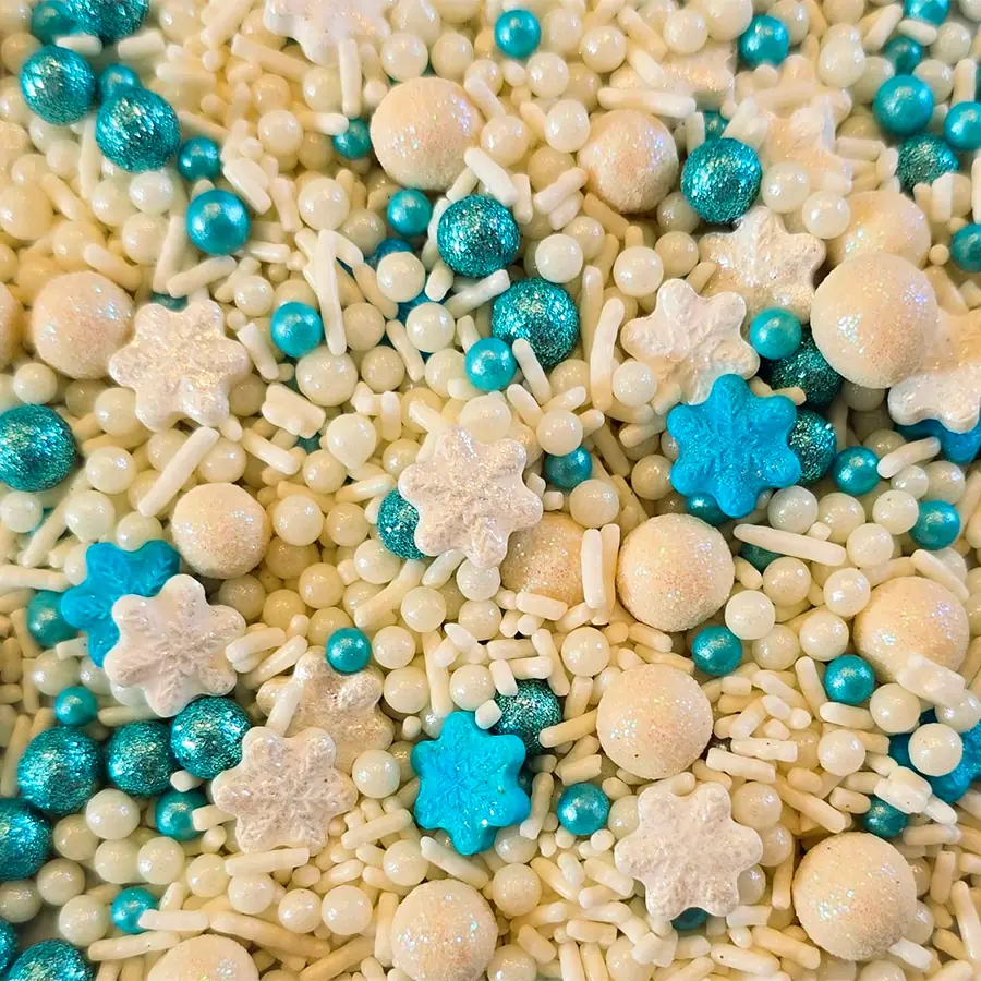 Conf Acucar Sprinkles Floco De Neve 60g Snfv Doces Morello