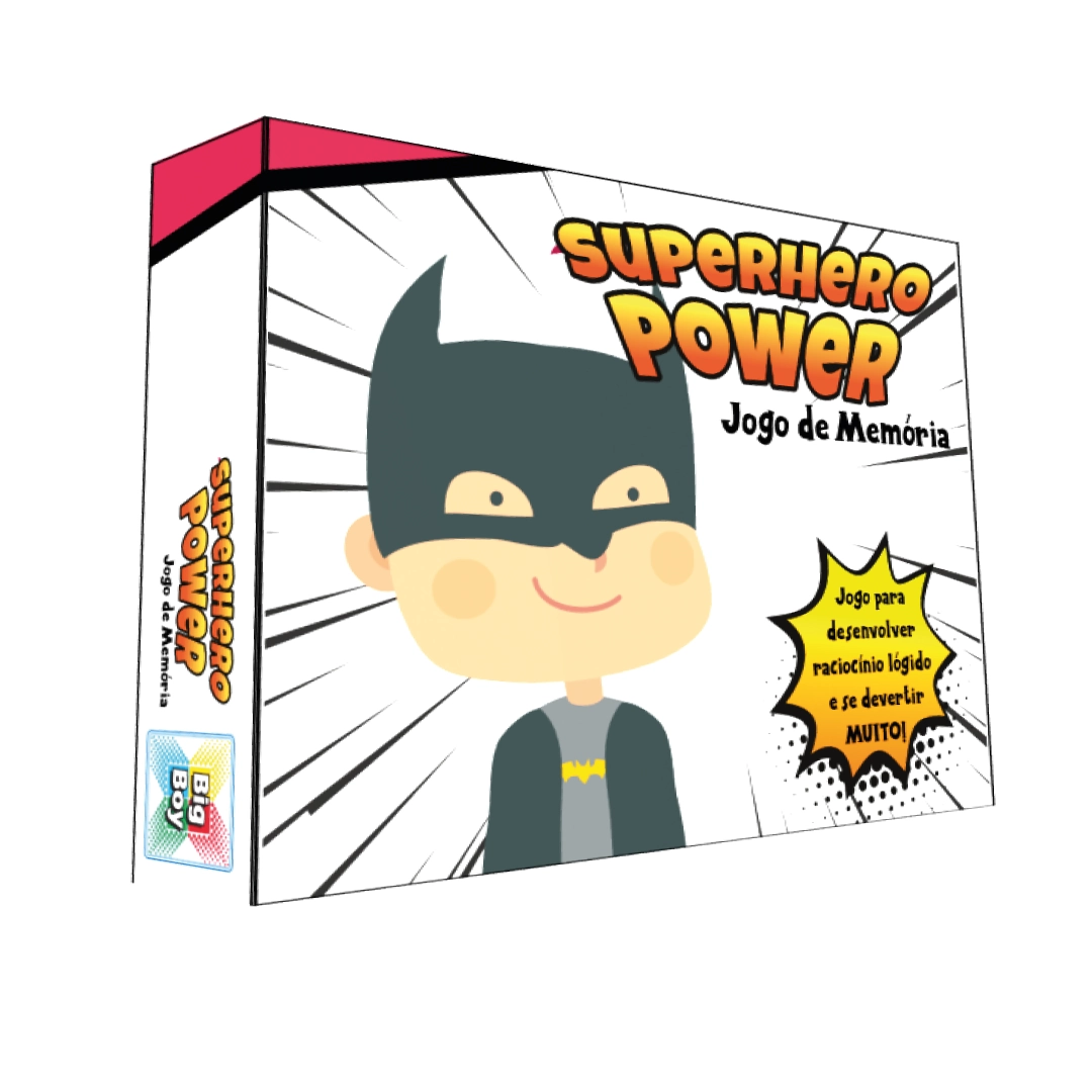 Jogo Memoria Super Hero 2129 Big Boy