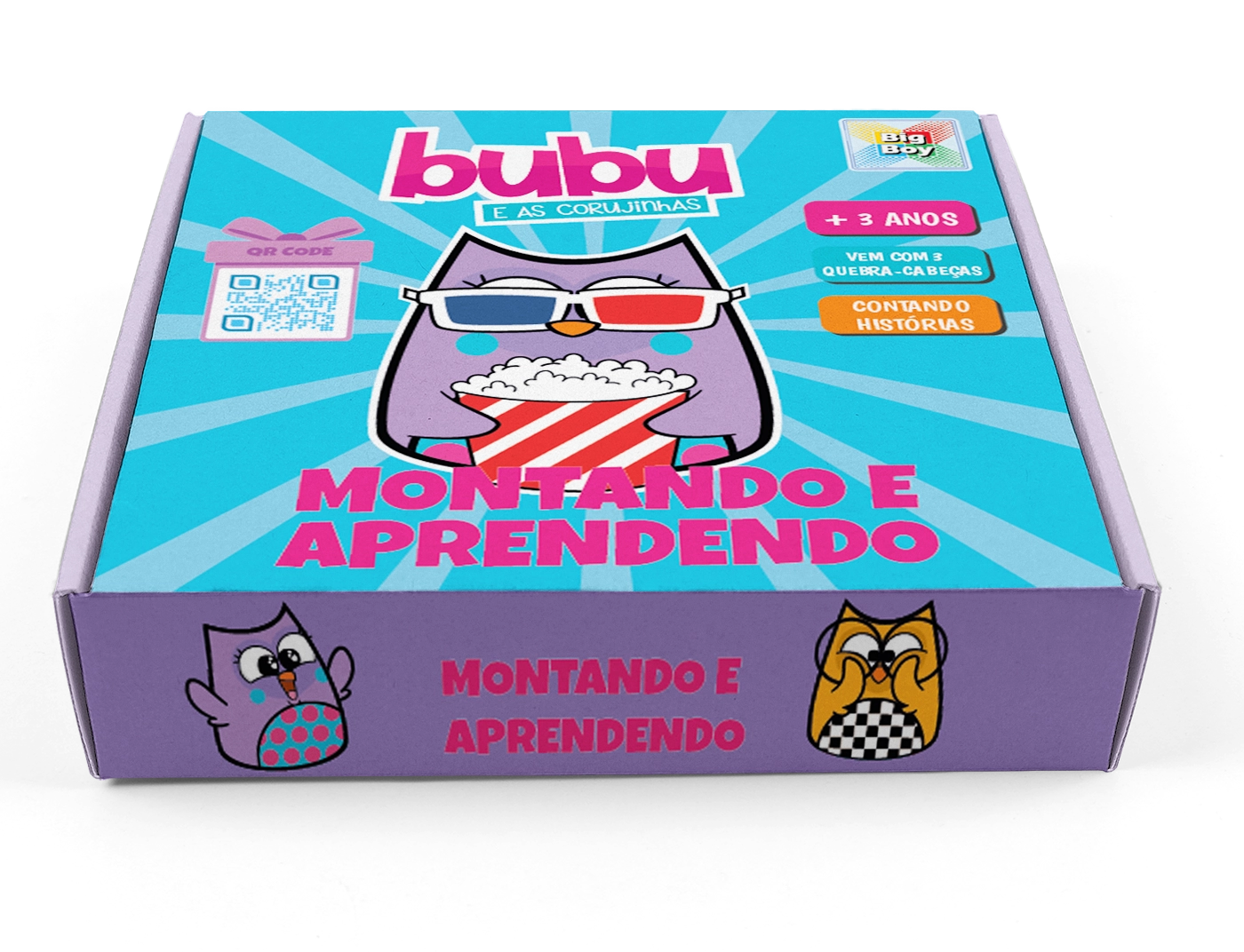 Quebra Cabeca Bubu E As Corujinhas 2177 Big Boy