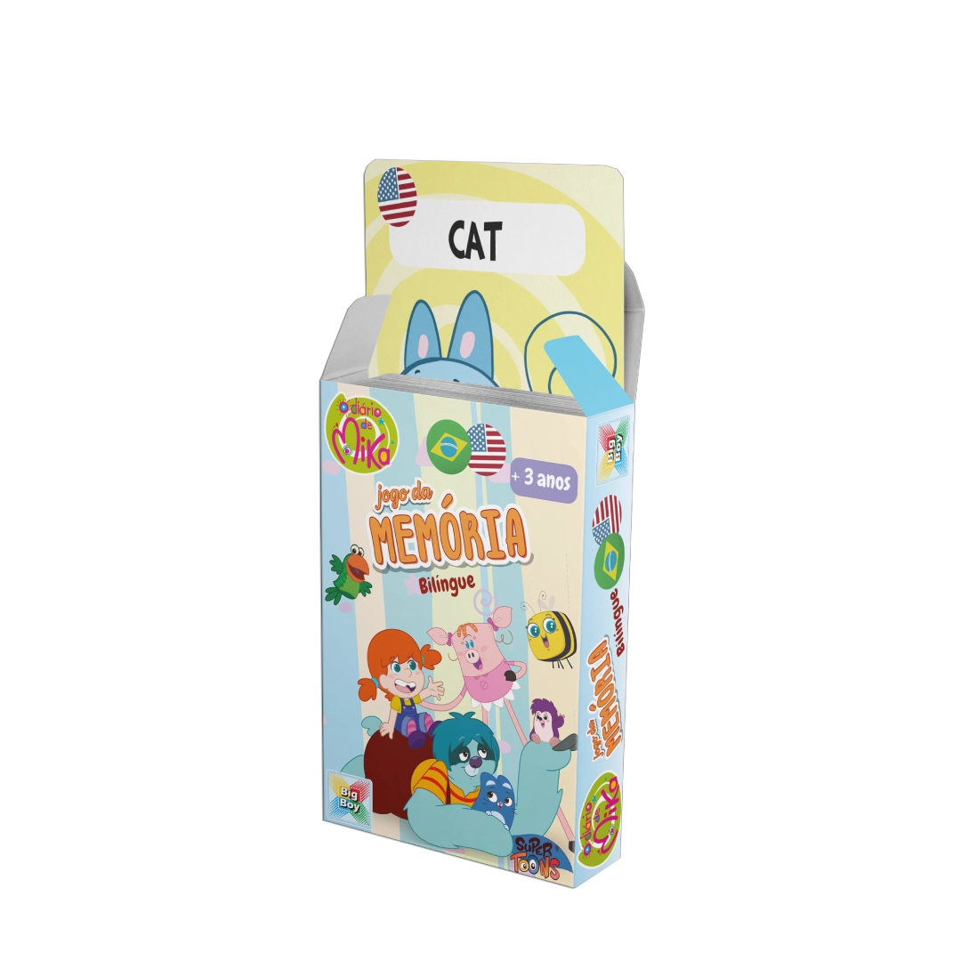 Jogo Memoria Pocket Biligue Da Mika 2186 Big Boy