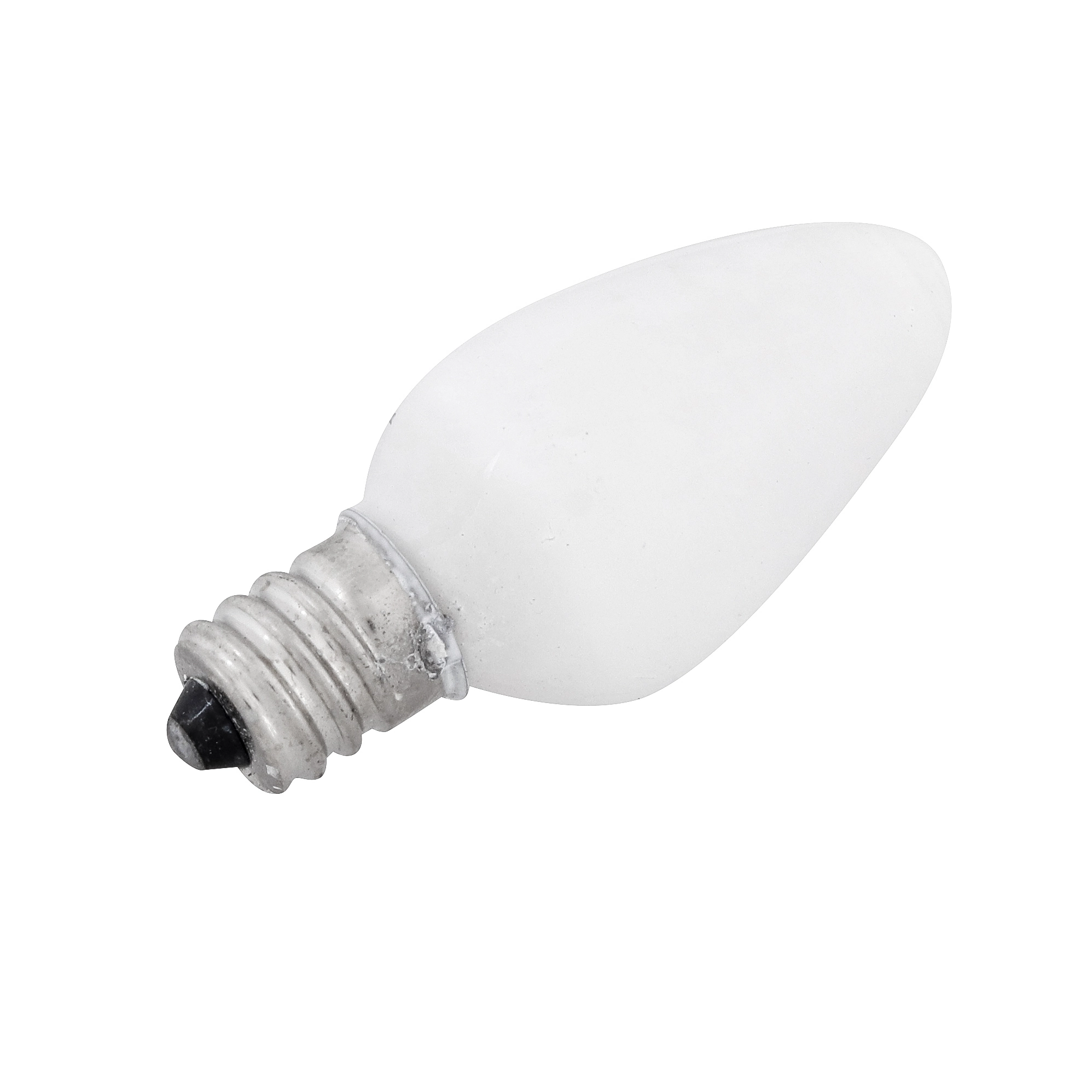 Lâmpada Incandescente 127V (110V) Leitosa E12 7W Luz Amarela Sadokin