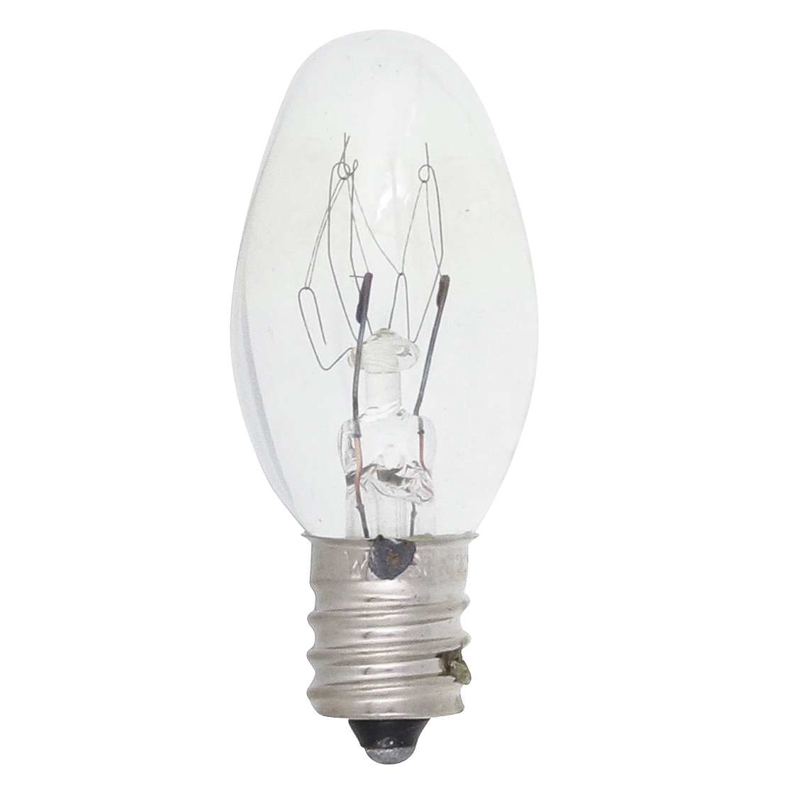 Lâmpada Incandescente 220V E12 7W 220V Luz Amarela Sadokin