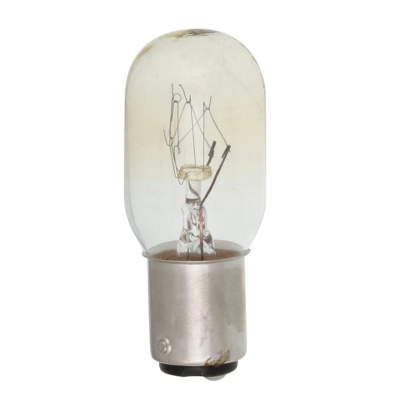 Lâmpada Incandescente BA15d Tubular 15W Luz Amarela 127V Sadokin