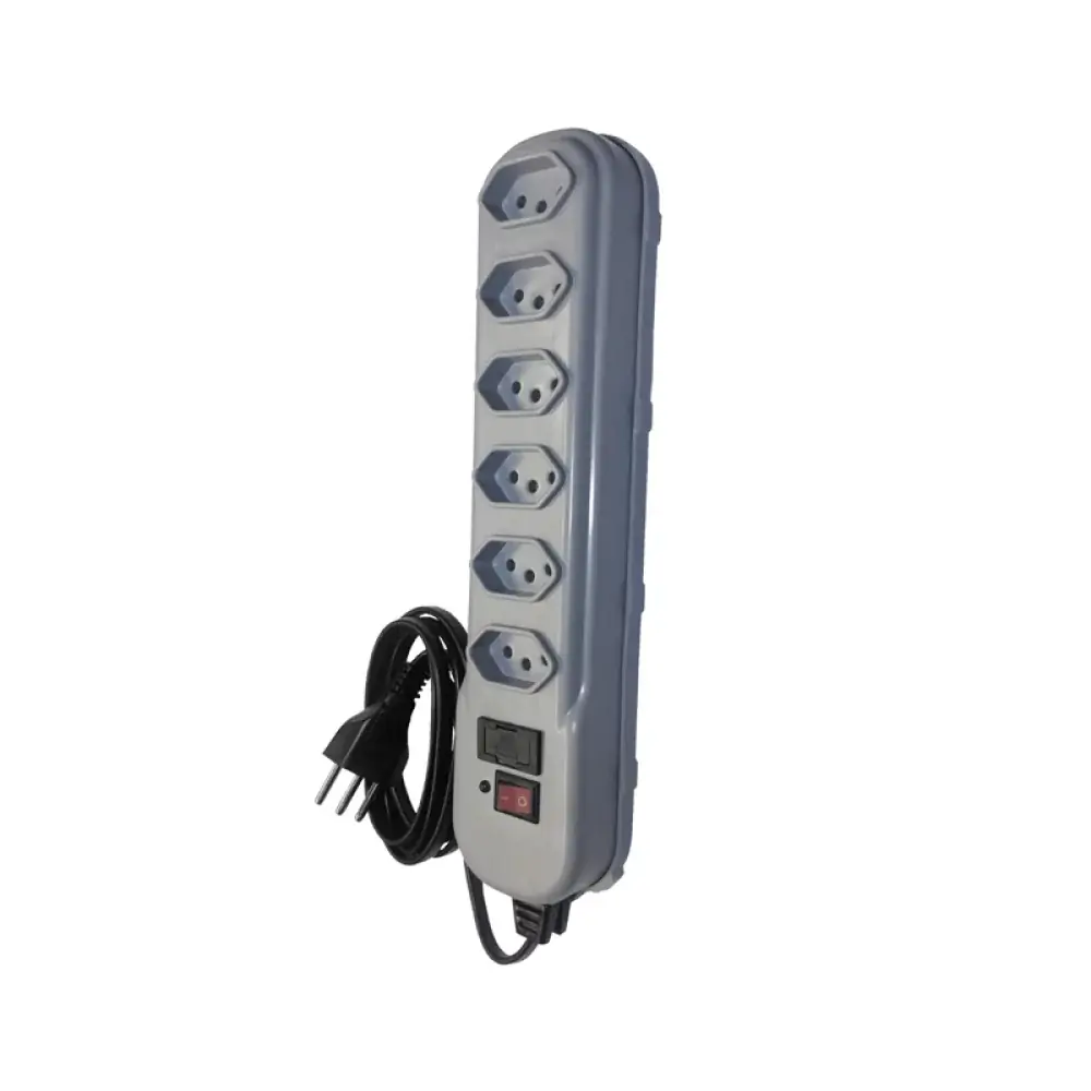 Extensao Filtro De Linha Protetor 6 Tomadas