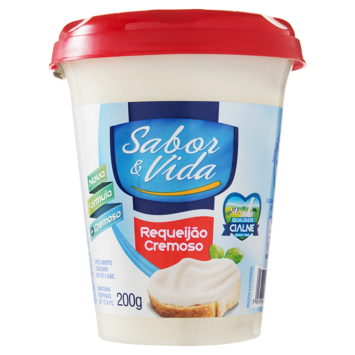 Requeijão Cremoso Sabor Vida Copo 200g