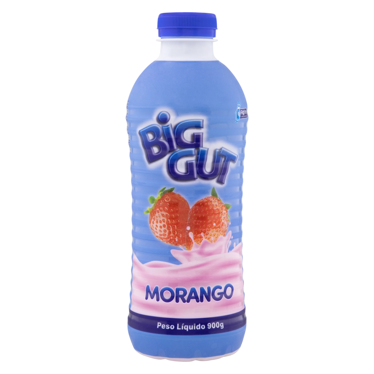 Bebida Láctea Fermentada Morango Big Gut Garrafa 900g