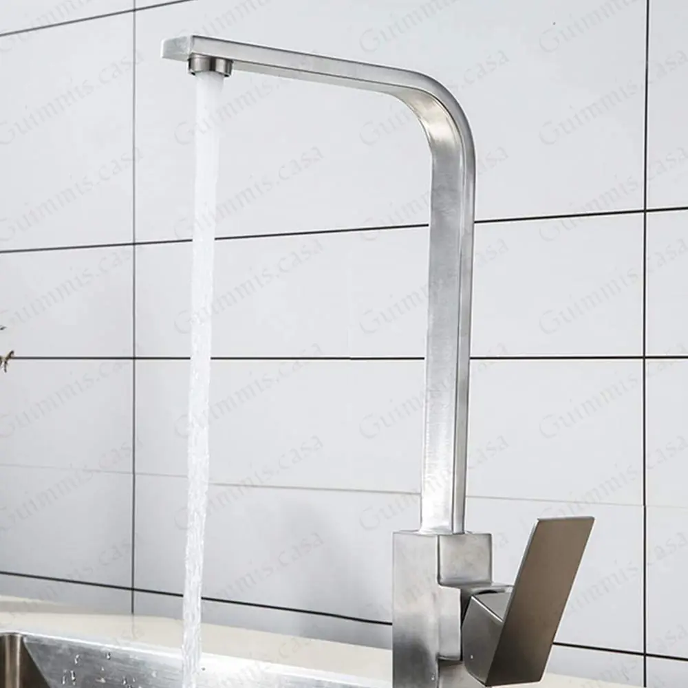Torneira Gourmet Paris em Aço Inox Escovado Guimmis.casa
