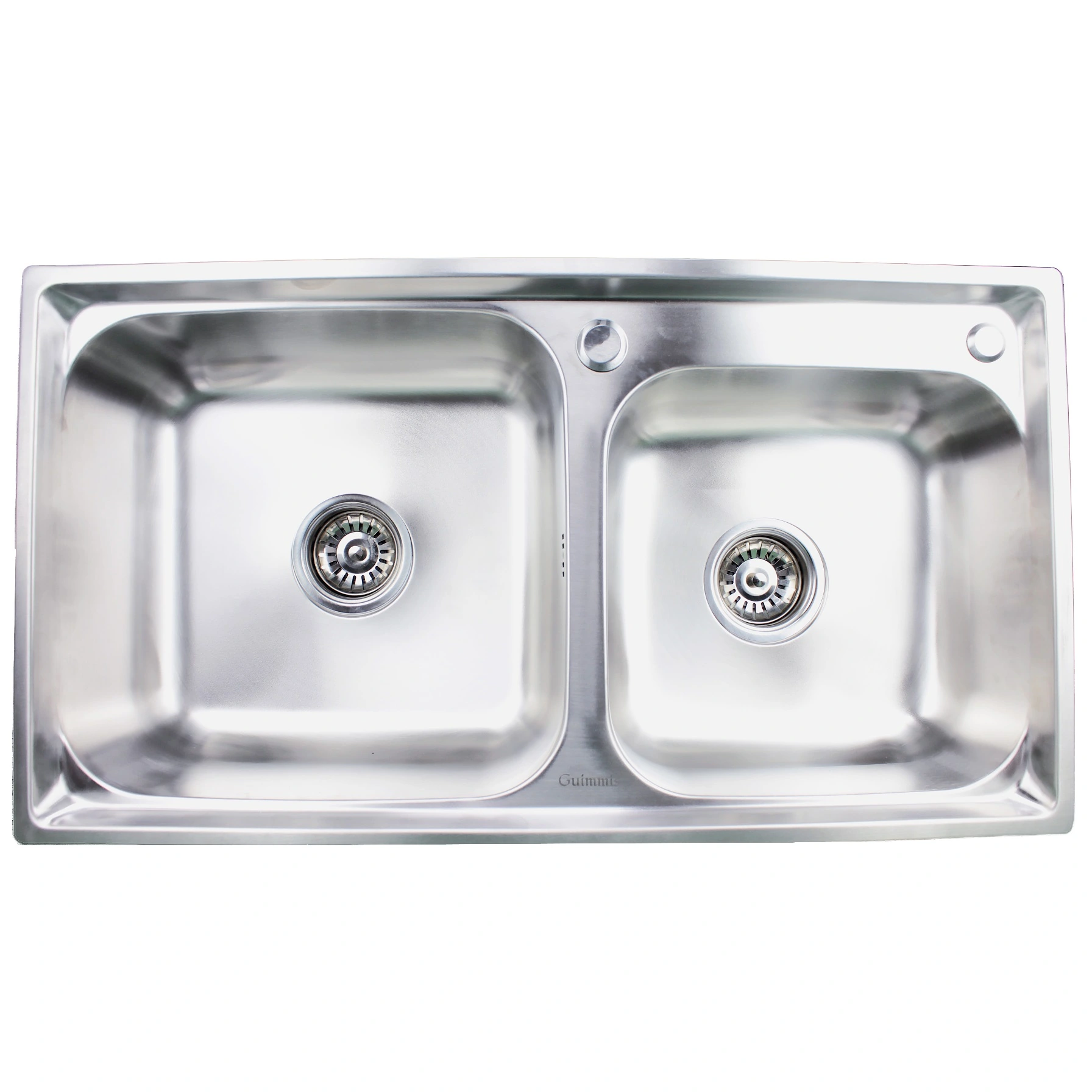 Cuba Em Aço Inox Dupla Para Cozinha Com Acessórios - 7742 Guimmis