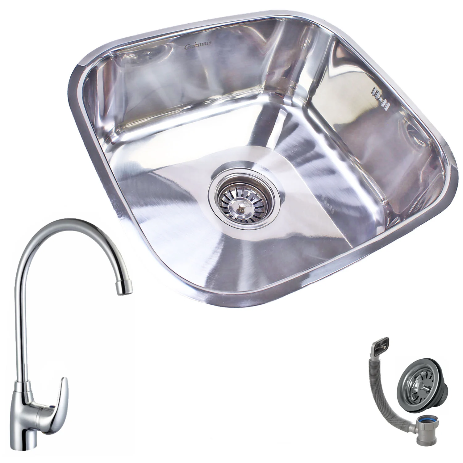 Cuba Simples 9463 Polida+torneira Roma Gourmet Inox Guimmis®