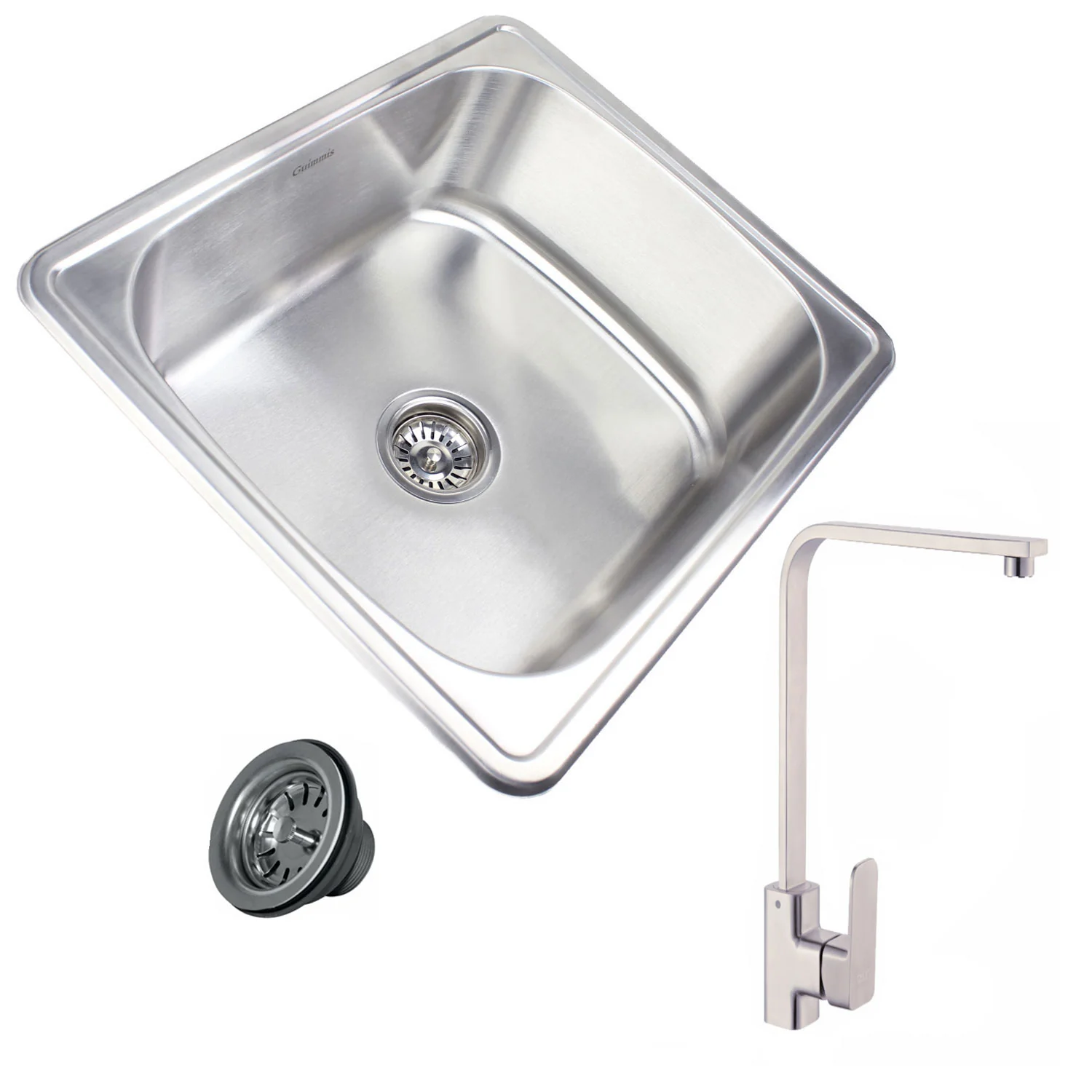 Cuba Simples 9162 Escov+torneira Paris Gourmet Inox Guimmis®