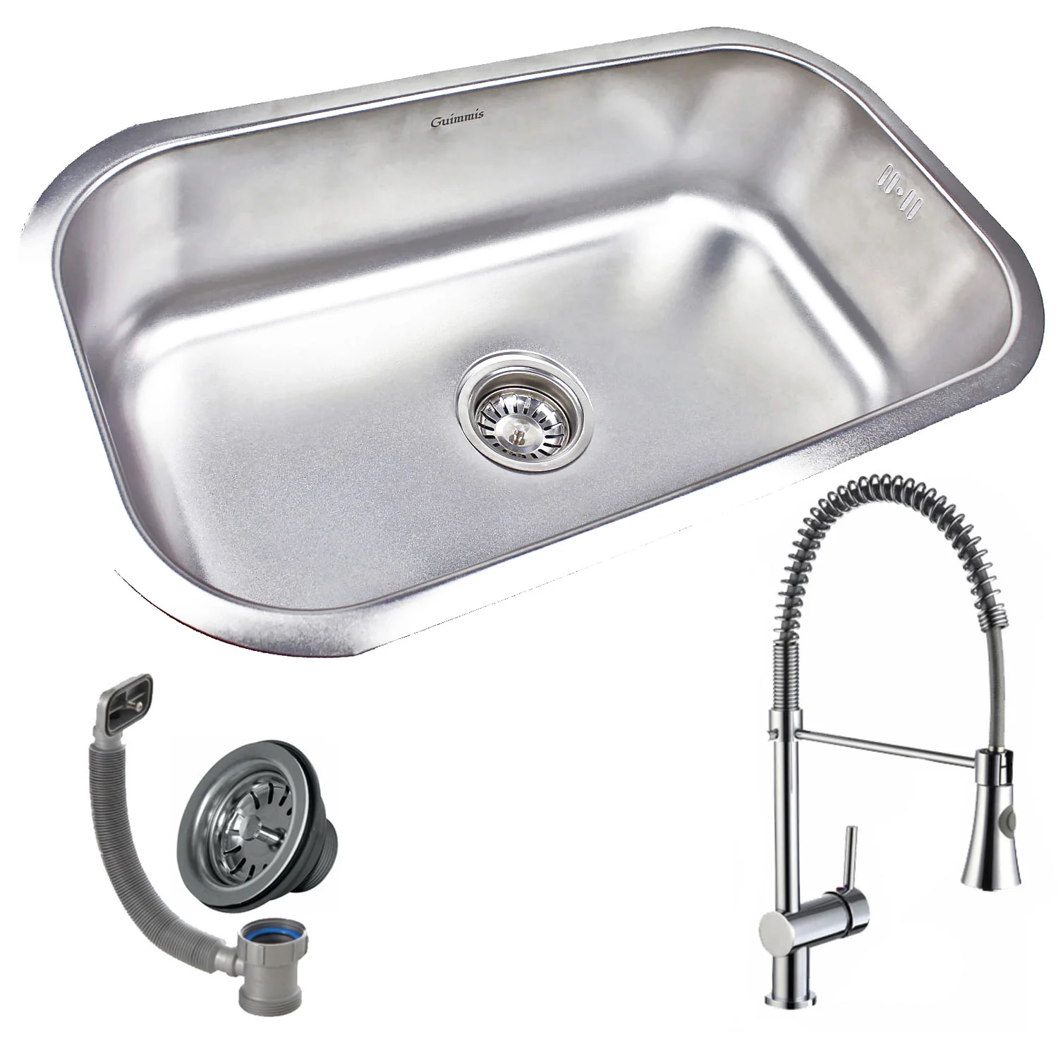 Cuba Simples 9471 Platin+torneira Miami Gourmet Inox Guimmis