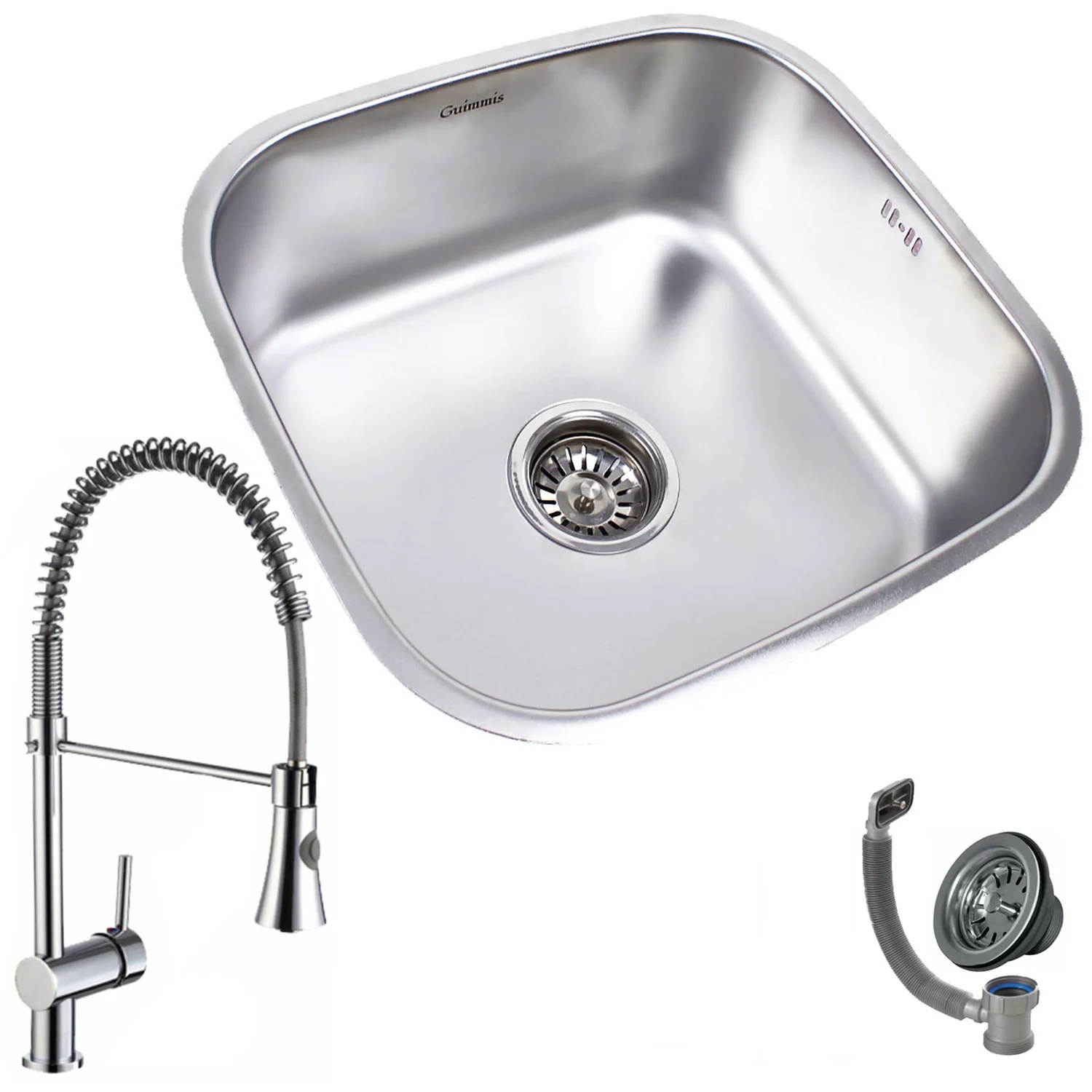 Cuba Simples 9463 Platin+torneira Miami Gourmet Inox Guimmis®