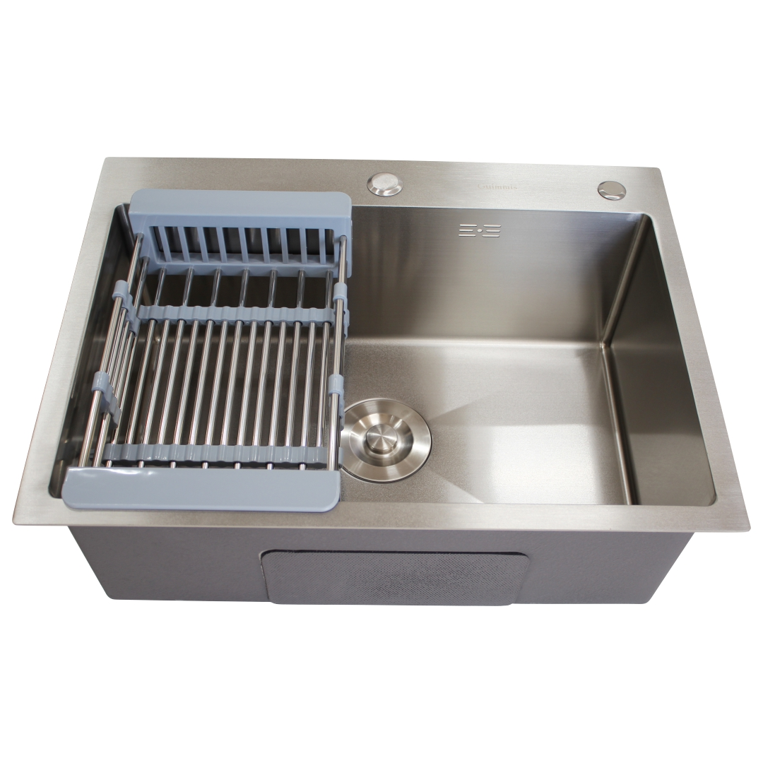 Cuba Cozinha Gourmet Em Aço Inox 304 Nano Silver Guimmis 6045t