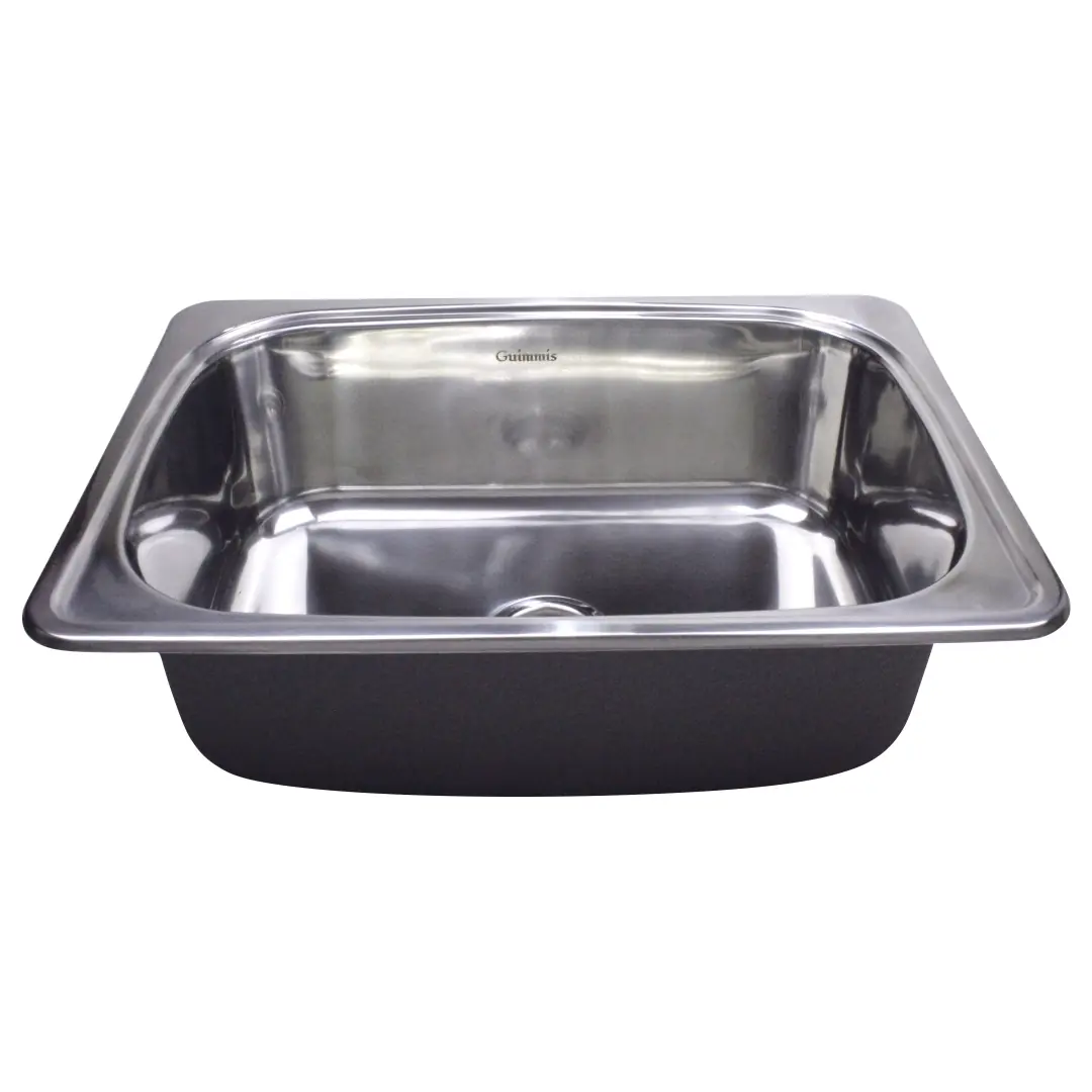 Cuba Simples Inox Pia Cozinha Gourmet Sobrepor Polido - 105t S/f