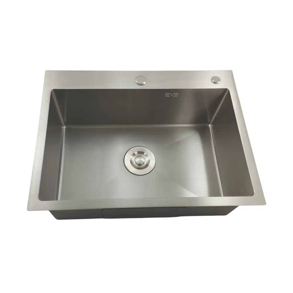 Cuba Para Cozinha Jordana Aço Inox Nano Silver 60x45