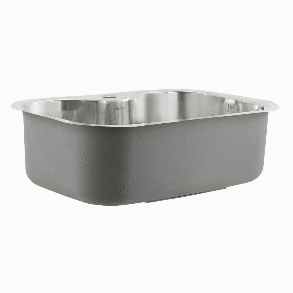 Cuba De Embutir Polida Aço Inox 201 - 63 X 43 Guimmis.casa