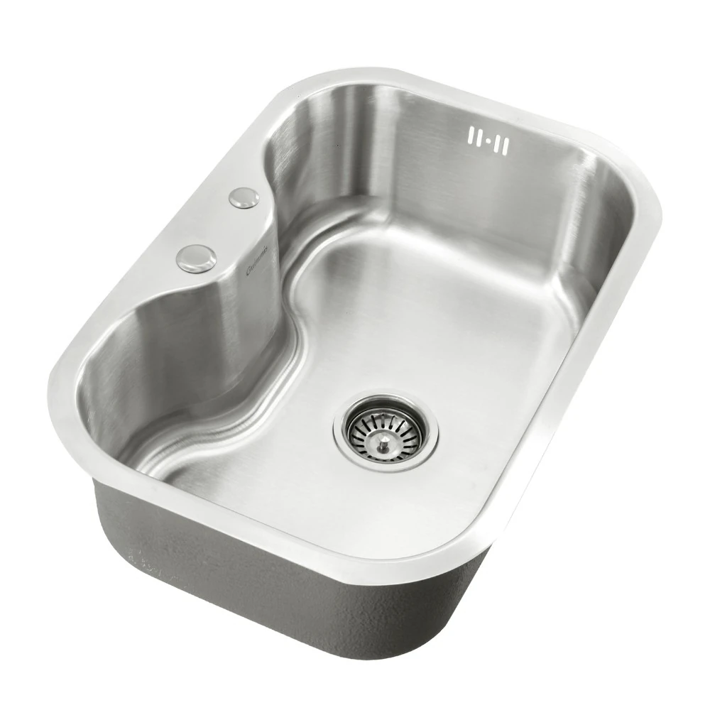 Cuba Inox Pia Gourmet Embutir Escovado 63x43 Cm Guimmis.casa
