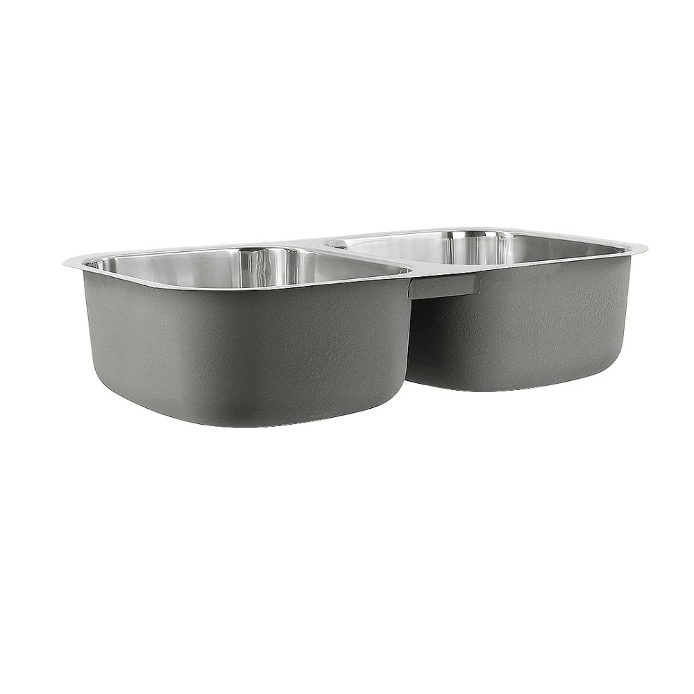 Cuba Inox Dupla Polida Embutir 79x45,5 Cm Guimmis.casa