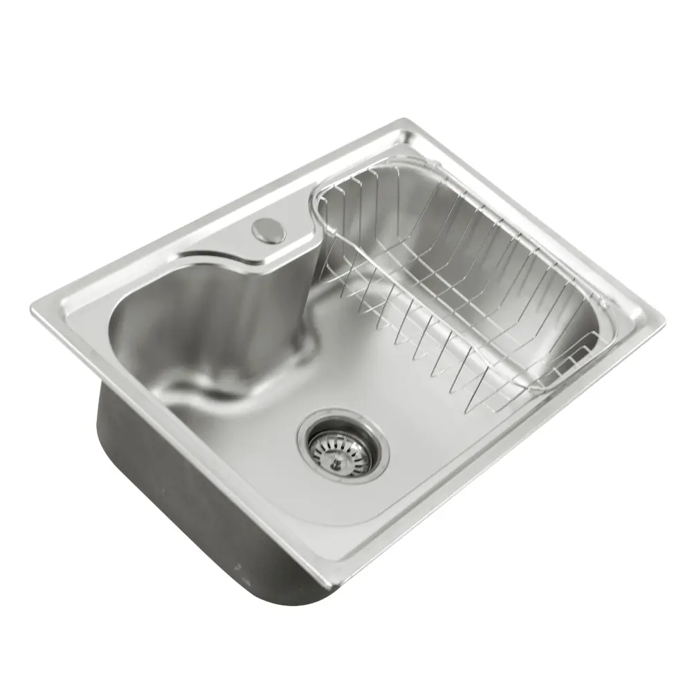 Cuba Simples Inox Acetinada Com Acessórios Guimmis.casa