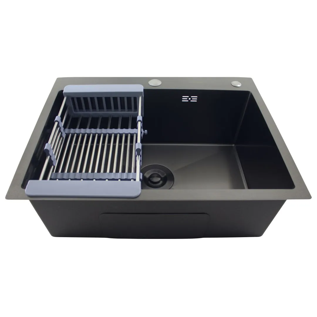 Cuba Gourmet Em Aço Inox 304 Nano Black 60x45cm Guimmis.casa