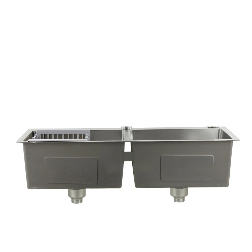 Cuba Pia Dupla Cozinha Gourmet 304 Nano Silver Guimmis.casa