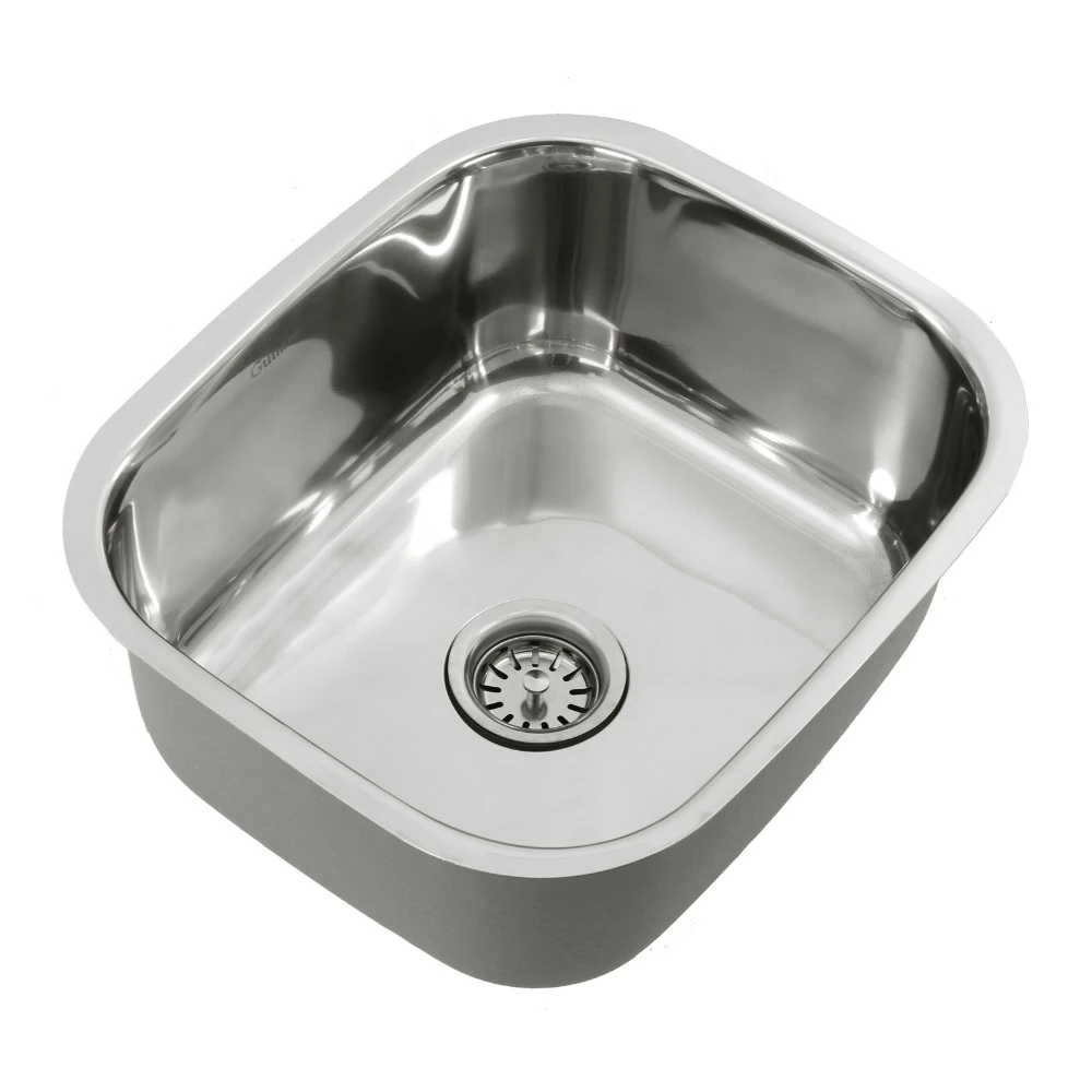 Cuba Gourmet Em Aço Inox Polido 41,5x35,5 Cm Guimmis.casa