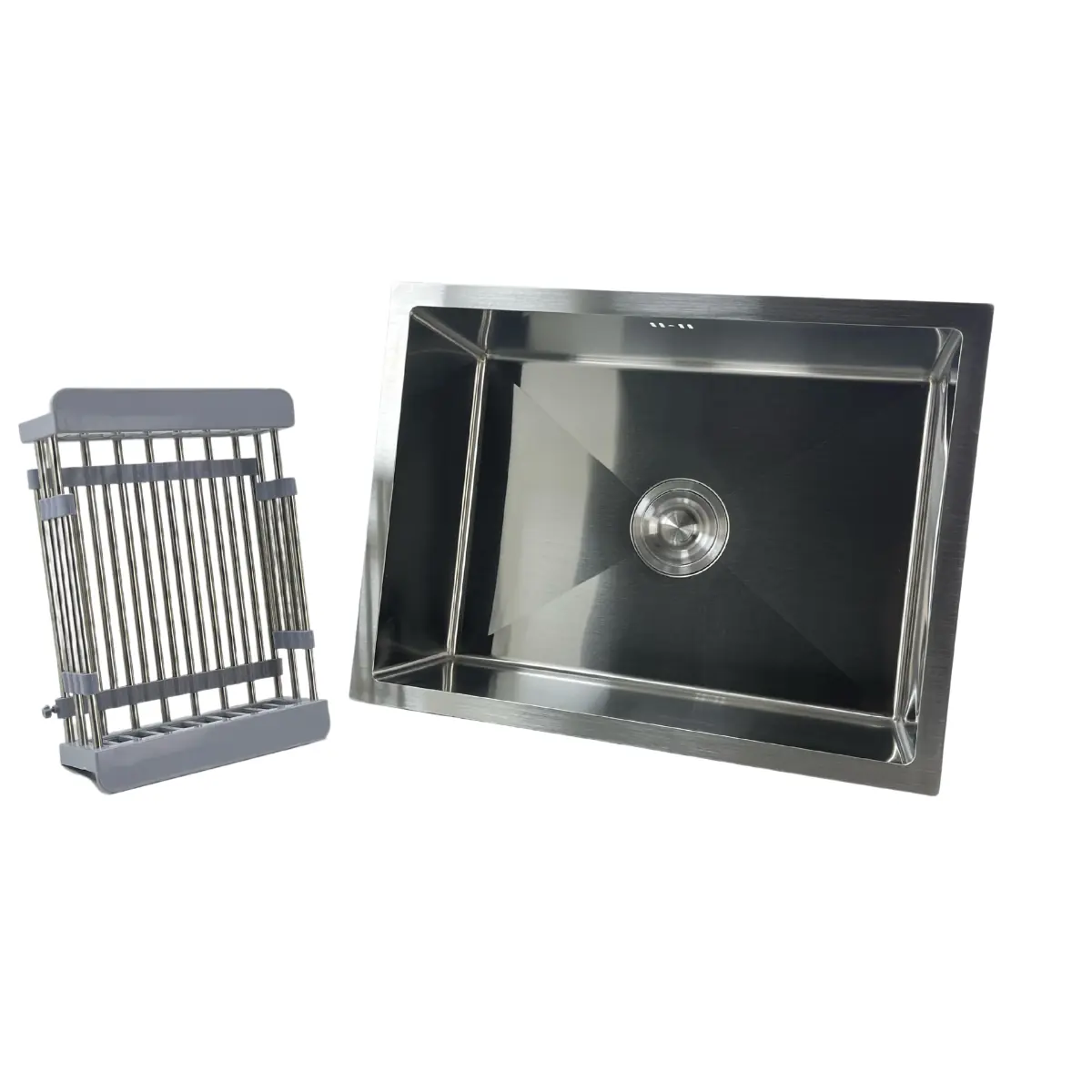 Cuba Pia Cozinha Gourmet Quadrada Inox Escovado 50x40cm - 5040U