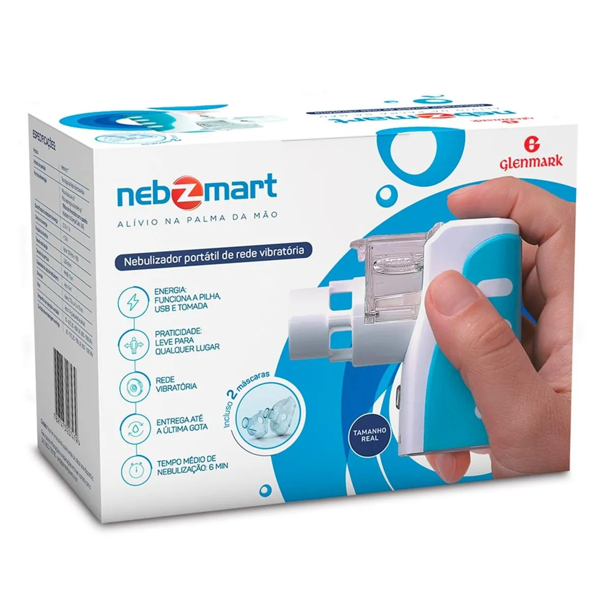 Inalador Nebulizador Portátil Nebzmart