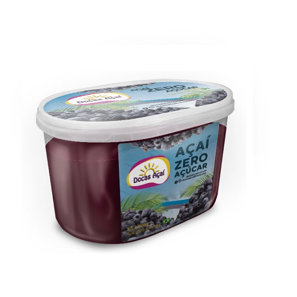 Açaí Zero Açucar Docas Acai 1.5l