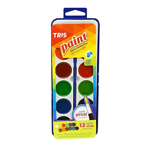 Tinta Tris Aquarela 12cores