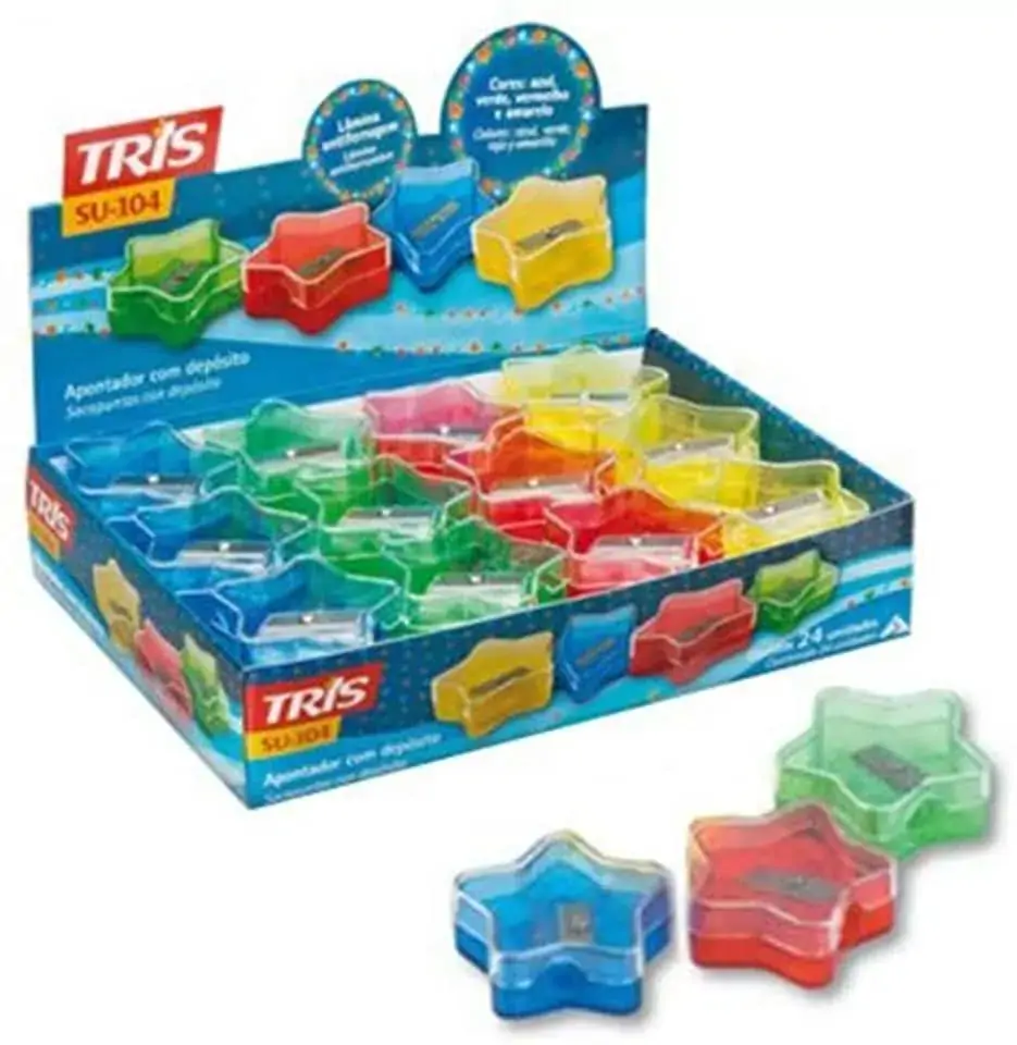 Apontador Tris C/deposito Su 104