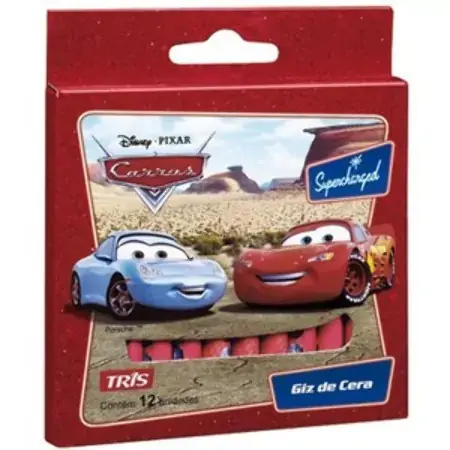 Tris Carros Longo 12 Cores Redondo